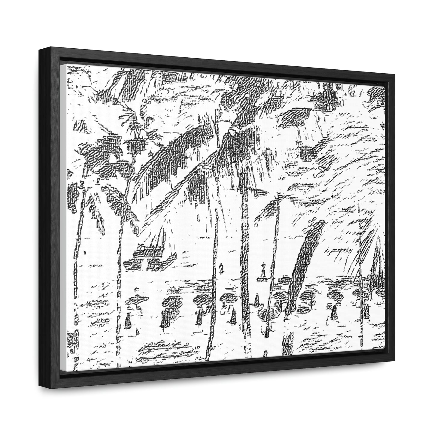 Gallery Canvas Wraps, Horizontal Frame ... "The Royal Hawai'ian: Waikiki Beach_Beach" ... Honolulu, HI ... Ocotber 2014 (Halloween) ... Original Works ...
