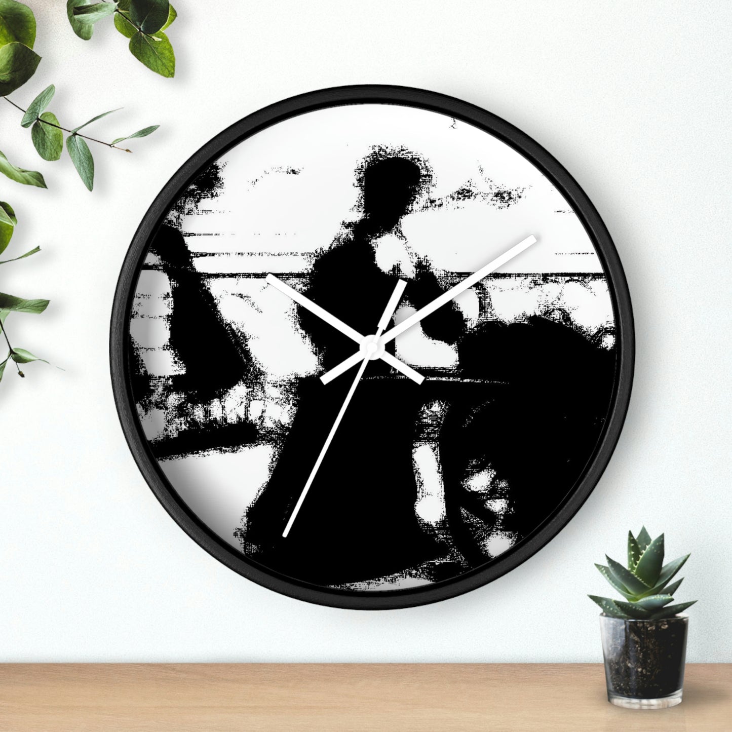 Wall Clock ... Dublin's "Molly Malone Along Grafton Street" ... Cryin' Cockels & Muscles Alive-Alive-Oh ... Circa 2003 ... Original Works ...