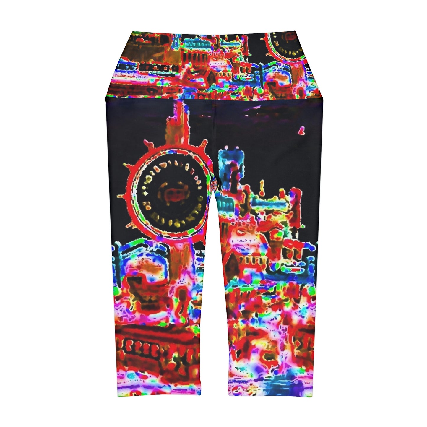 Yoga Capri Leggings ... "No.9 Fishermen's Grotto - Fishermen's Wharf, SF, California" ... Family Archives: 1970's ... Original Works ...
