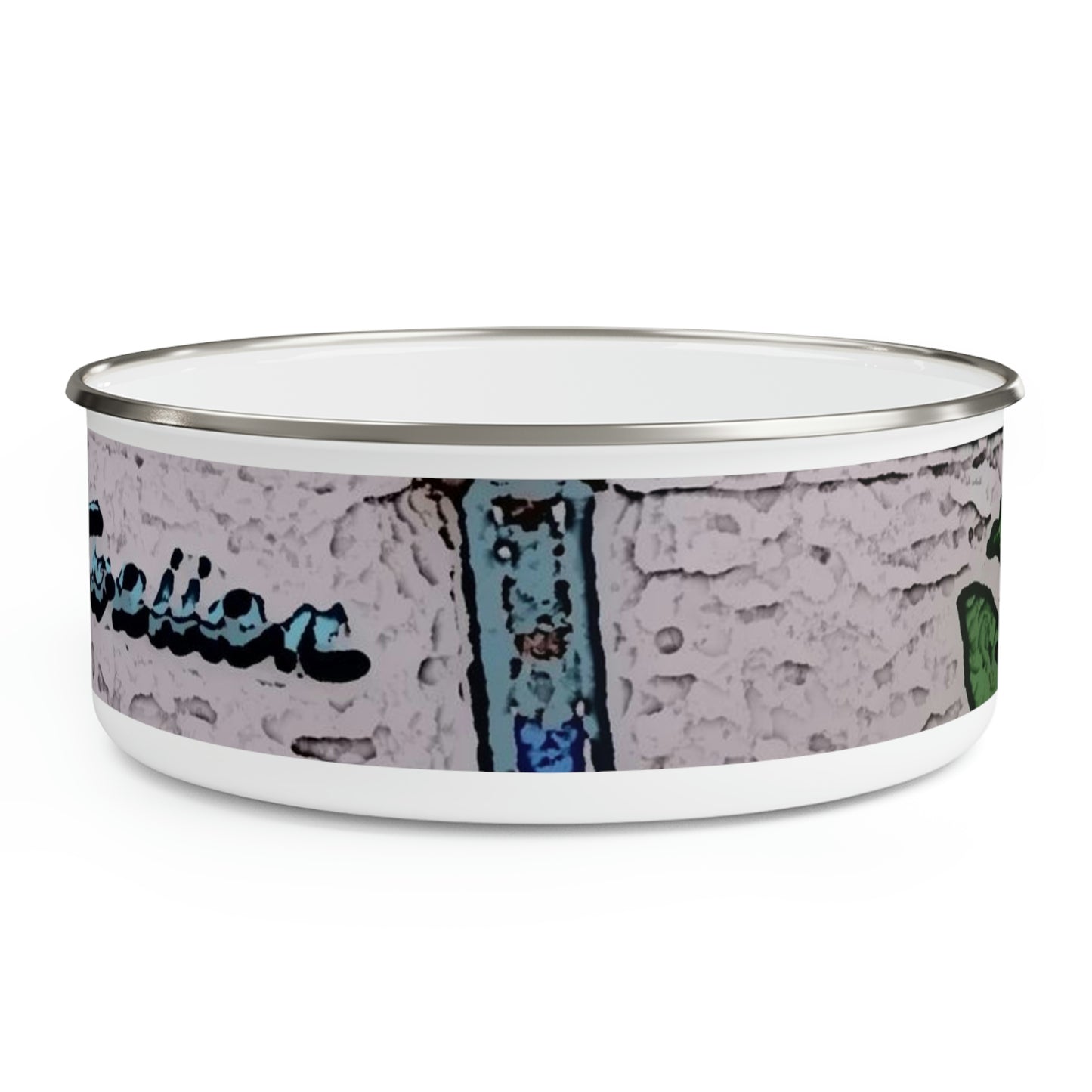 Enamel Bowl ...  "La Grande Entree" At: 'The Pink Palace' ... The Royal Hawai'ian ... Honolulu, HI ... '27Oct2014' ... Original Works ...