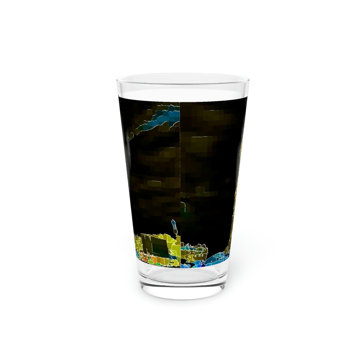 Pint Glass, 16oz ...  L'Arc de Triomphe ... 'Barbara Joan Bonnell-Holt Photo' ... Circa 1972 ... Oringinal Works ...