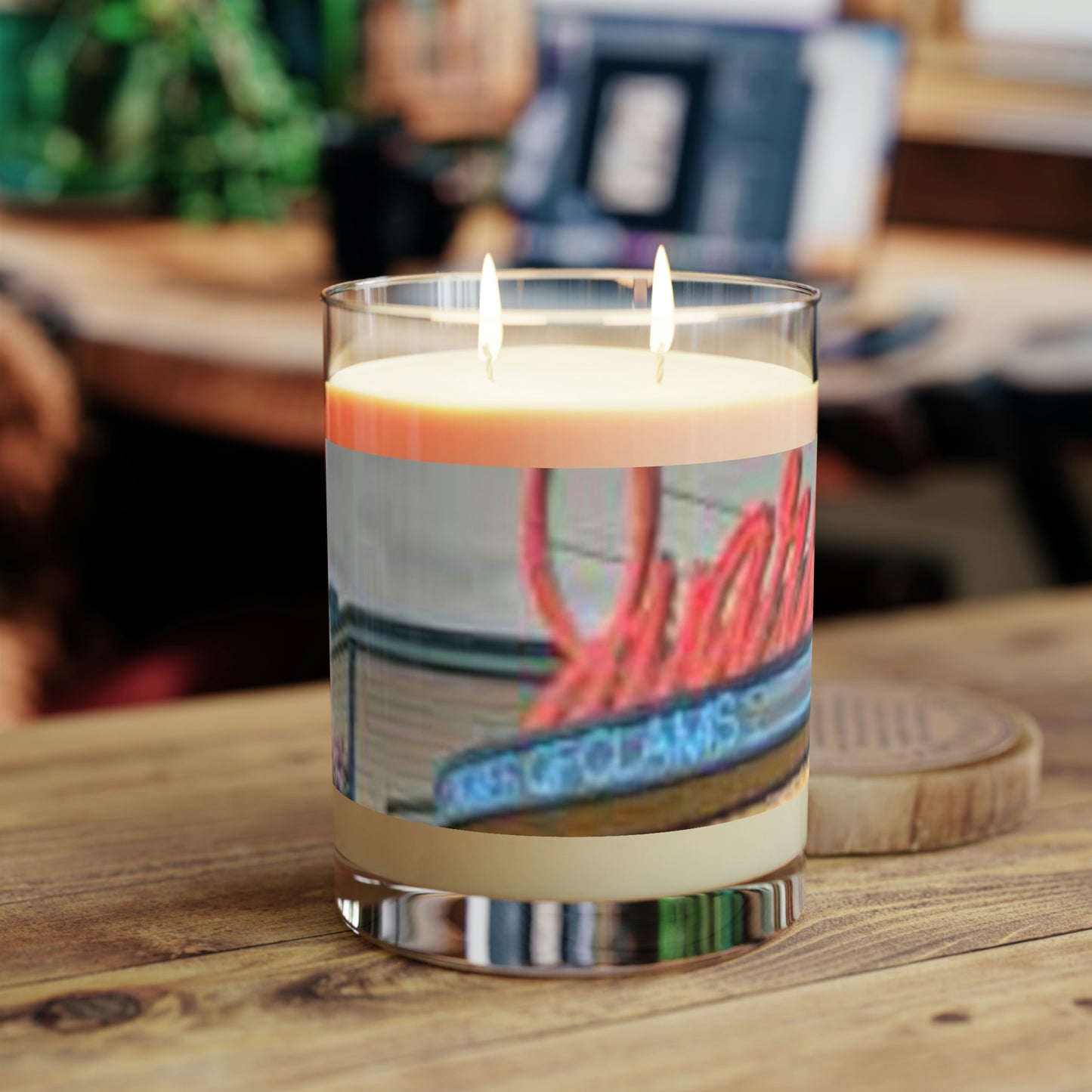 Scented Candle - Full Glass, 11oz ... In-A-Hurry & Stressed? ... Remember: Keep "Clam" ... Clam_Happy ...  'Ivars: Seattle Waterfront' ... Personal Archives ... Original Works ...