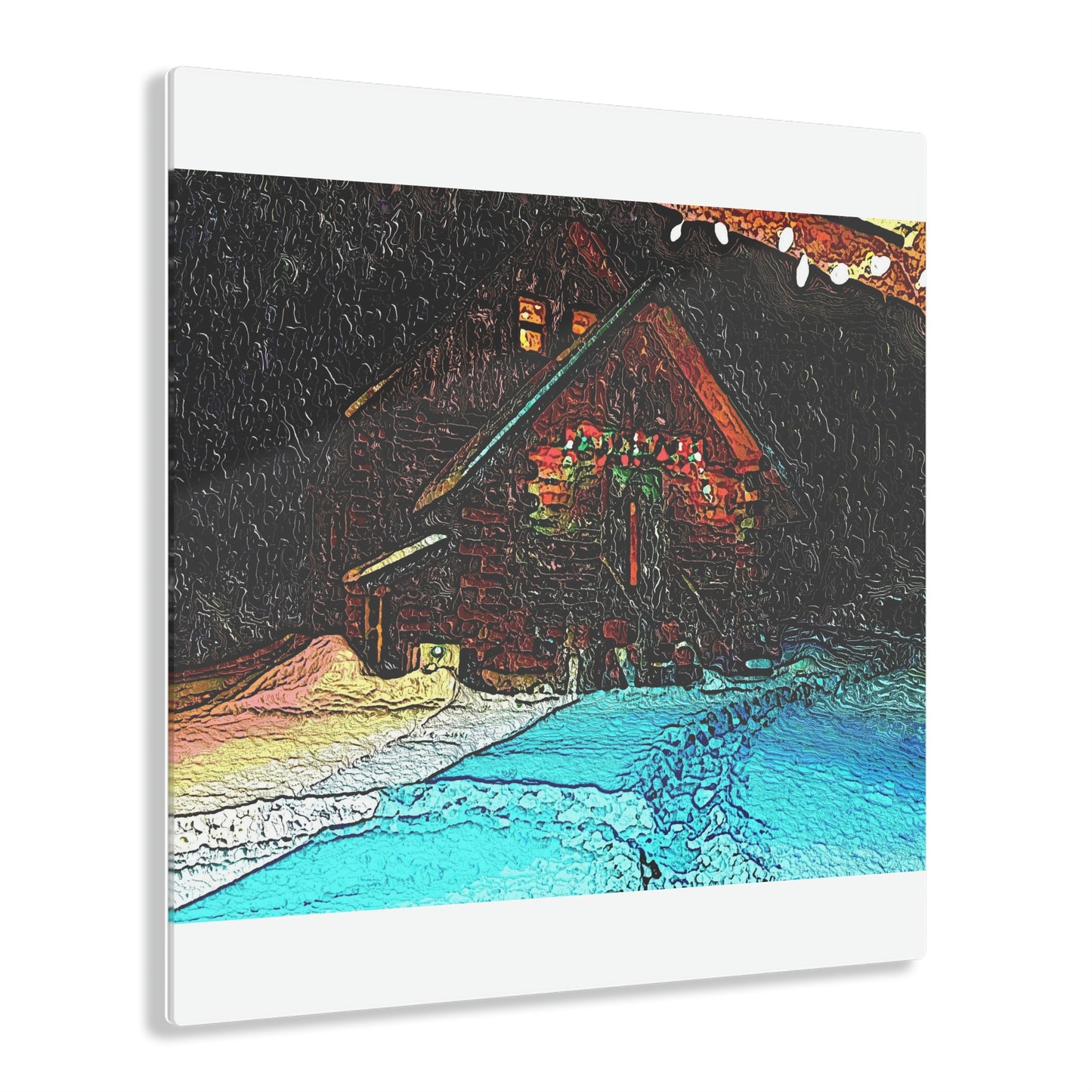 Acrylic Prints ... A Cold ... A Very Snowy ... "A Tranquil & Quiet Morning In Mountainous Central Idaho" ... Original Works ...