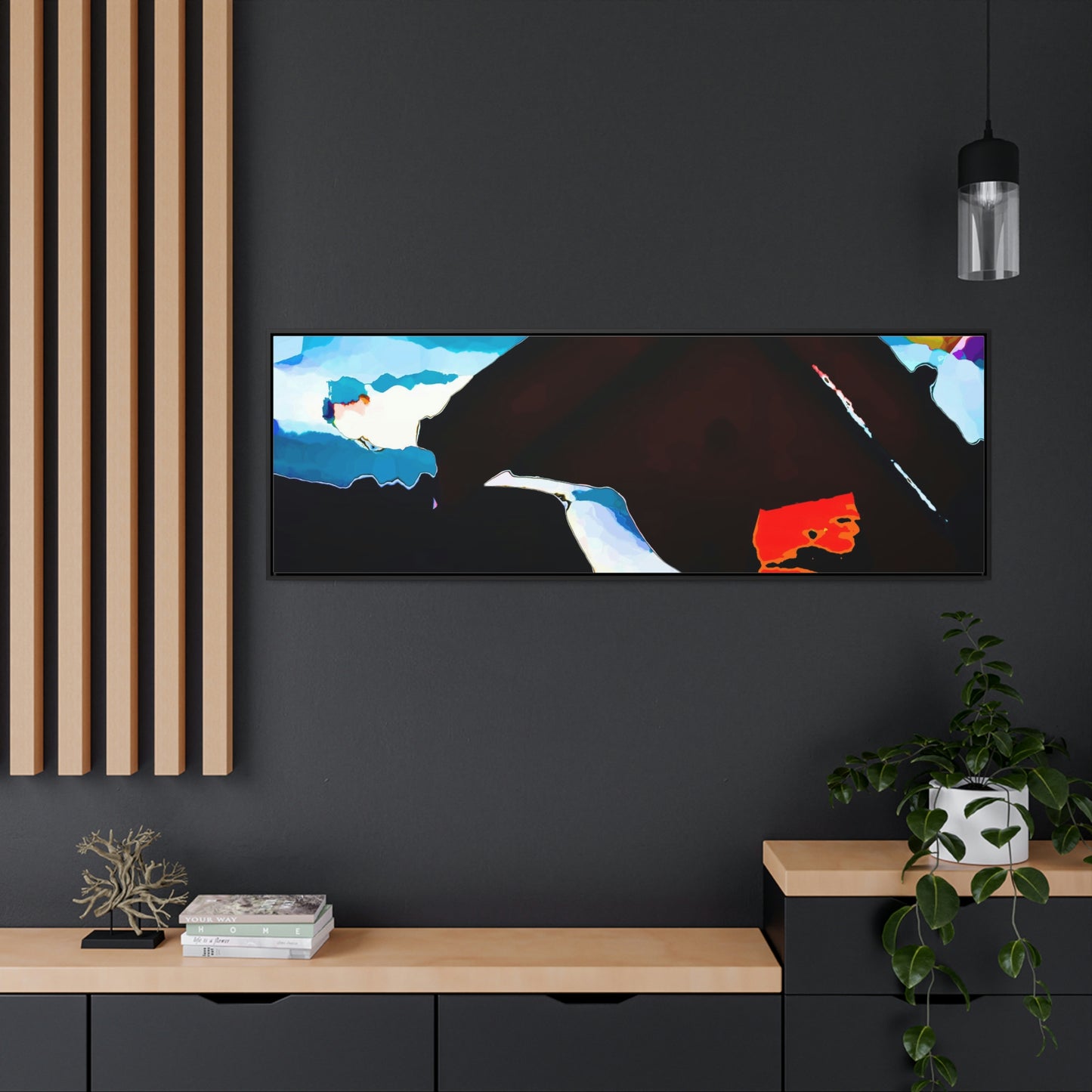Gallery Canvas Wraps, Horizontal Frame ... After An Intense Snow Storm ... 'Digging Out' ... A Vehicle & Cabin "In The Mountains" ... March 2023 ... Original Works ...