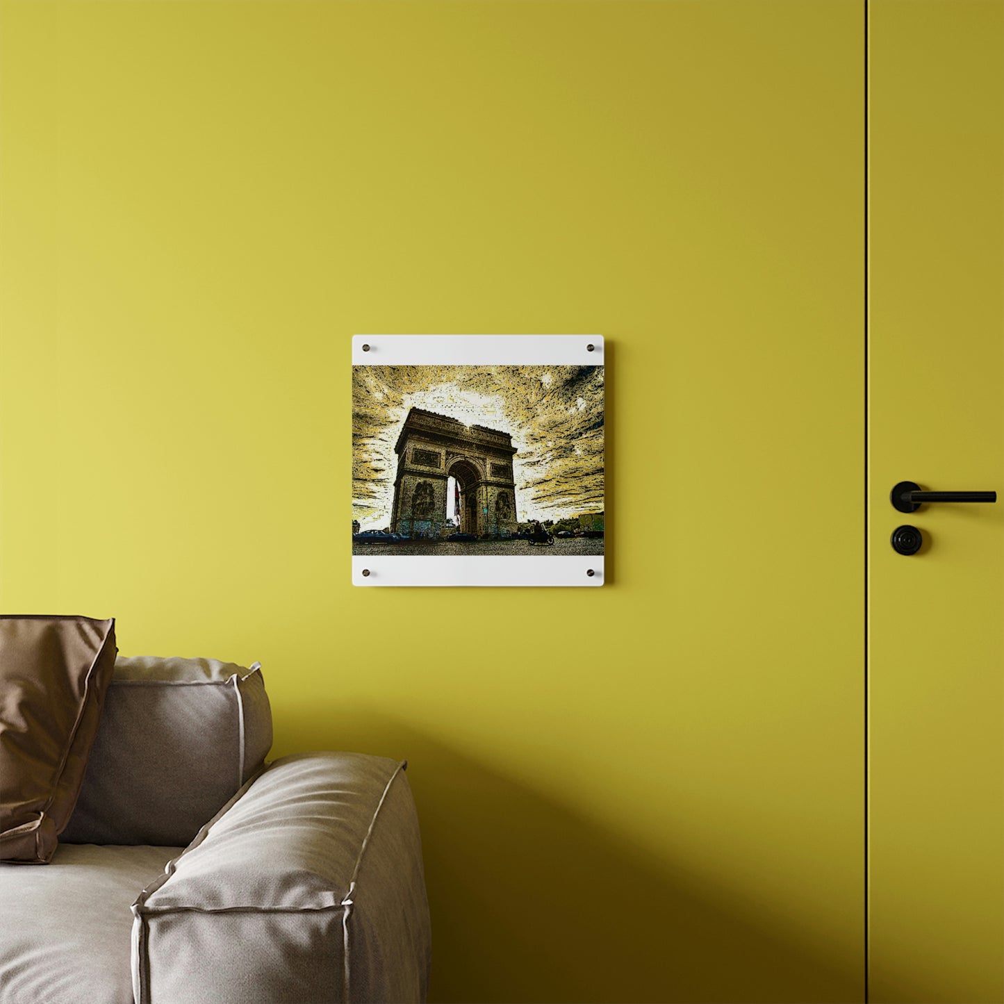 Acrylic Wall Art Panels ...  L'Arc de Triomphe ... 'Barbara Joan Bonnell-Holt Photo' ... Circa 1972 ... Oringinal Works ...