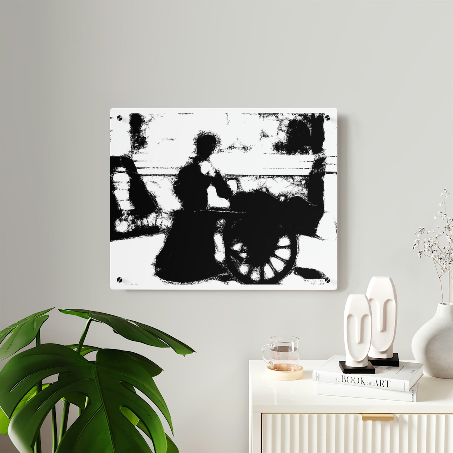 Acrylic Wall Art Panels ... Dublin's "Molly Malone Along Grafton Street" ... Cryin' Cockels & Muscles Alive-Alive-Oh ... Circa 2003 ... Original Works ...