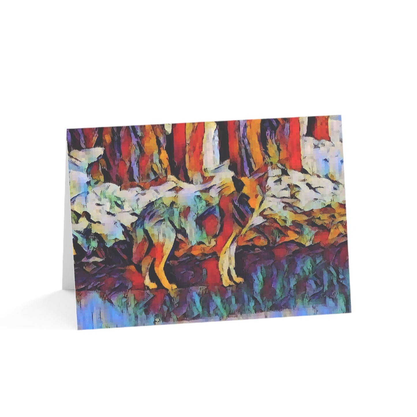 Greeting Cards (1, 10, 30, and 50pcs) ... Coyote ... "Yosemite Valley: Circa May23 ... KPH Base Photo" ... Original Works ...