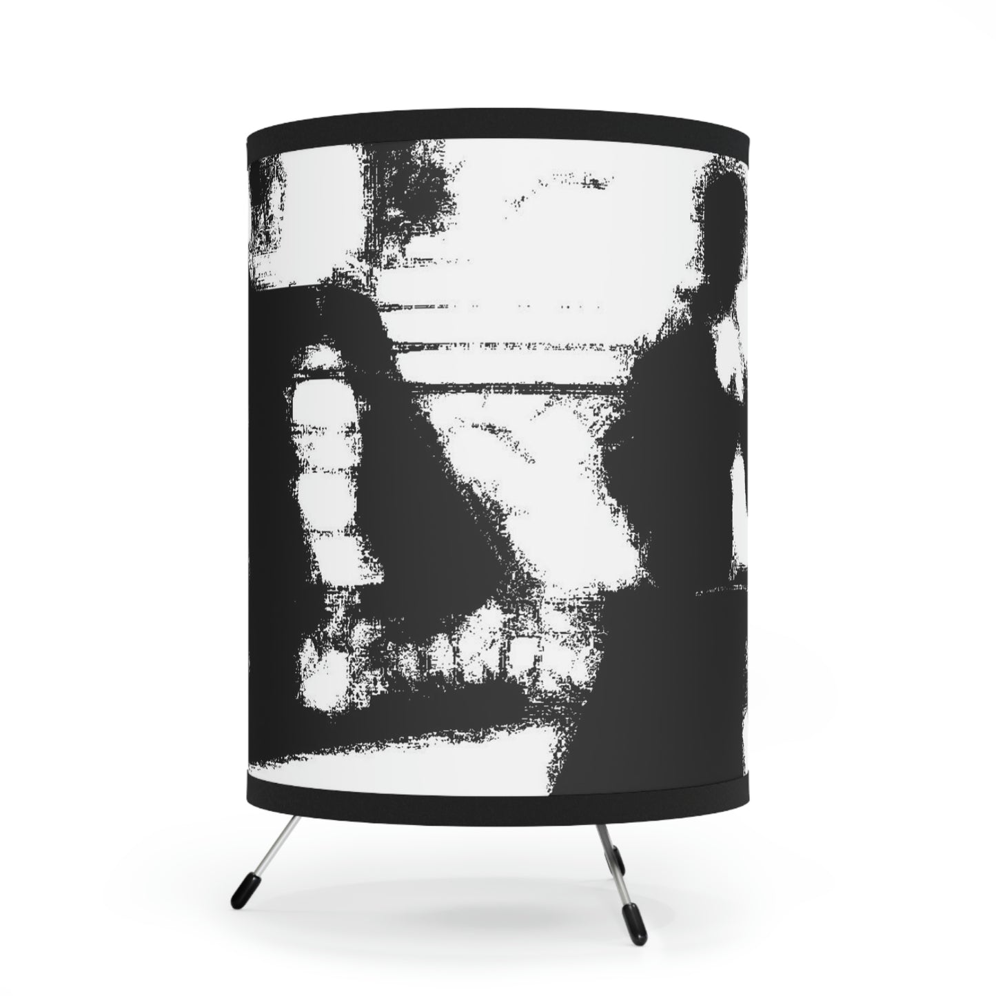 Tripod Lamp with High-Res Printed Shade, US\CA plug ... Dublin's "Molly Malone Along Grafton Street" ... Cryin' Cockels & Muscles Alive-Alive-Oh ... Circa 2003 ... Original Works ...