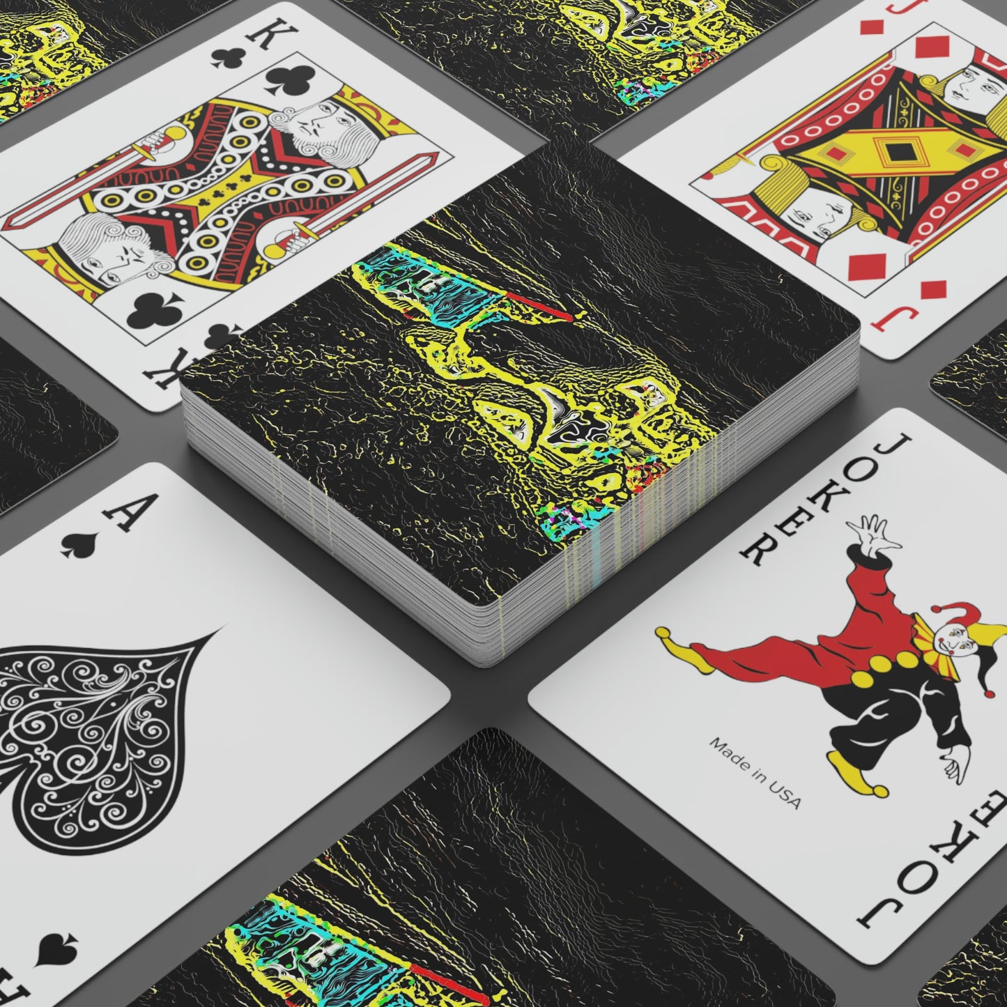 Custom Poker Cards ... "Snow Vehicle In Snow Storm At-Rest" ... Circa 12Mar23 ... Central Idaho ... 18-Hours Rendering Time: Original Works ...