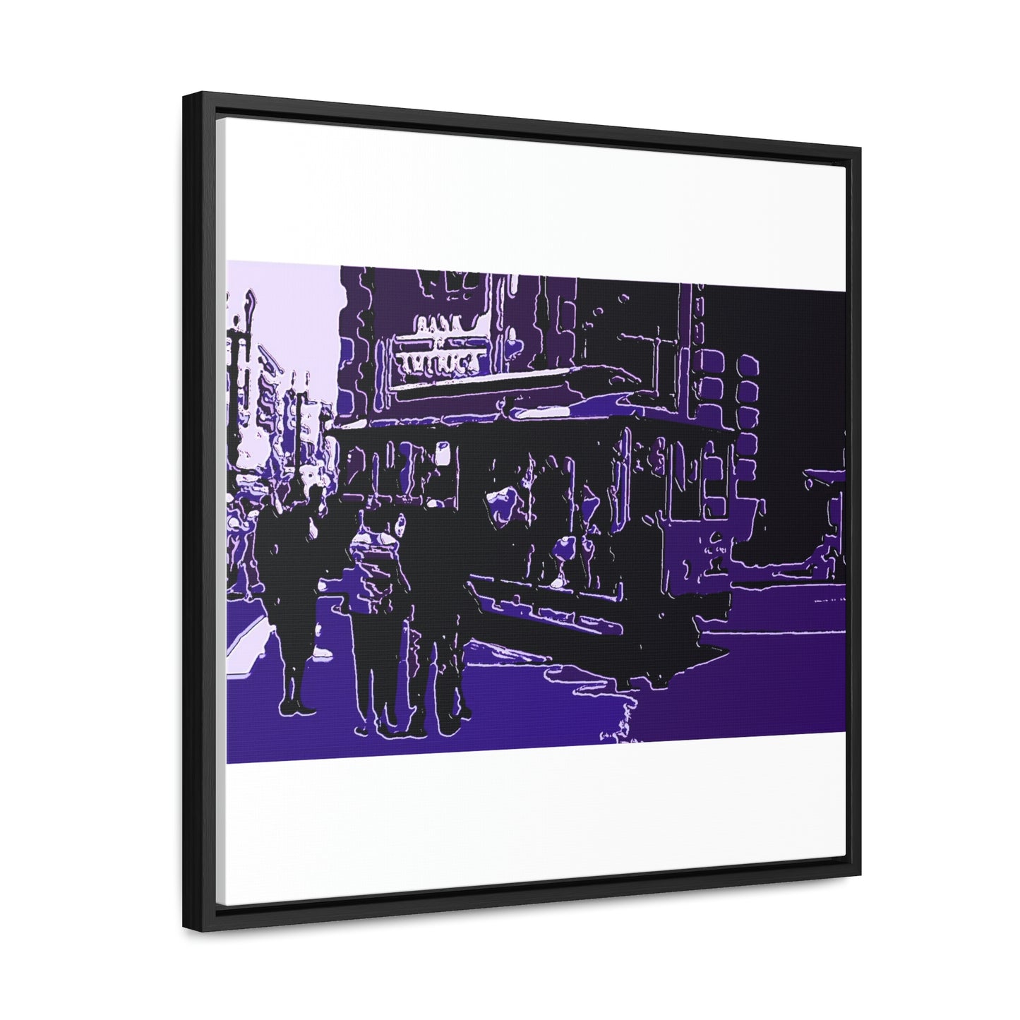 Gallery Canvas Wraps, Square Frame ... San Francisco ... 'Rice-A-Roni-A-San Francisco Treat' ... "A Cable Car Classic" ... Family Archives: 1973 ... Original Works ...