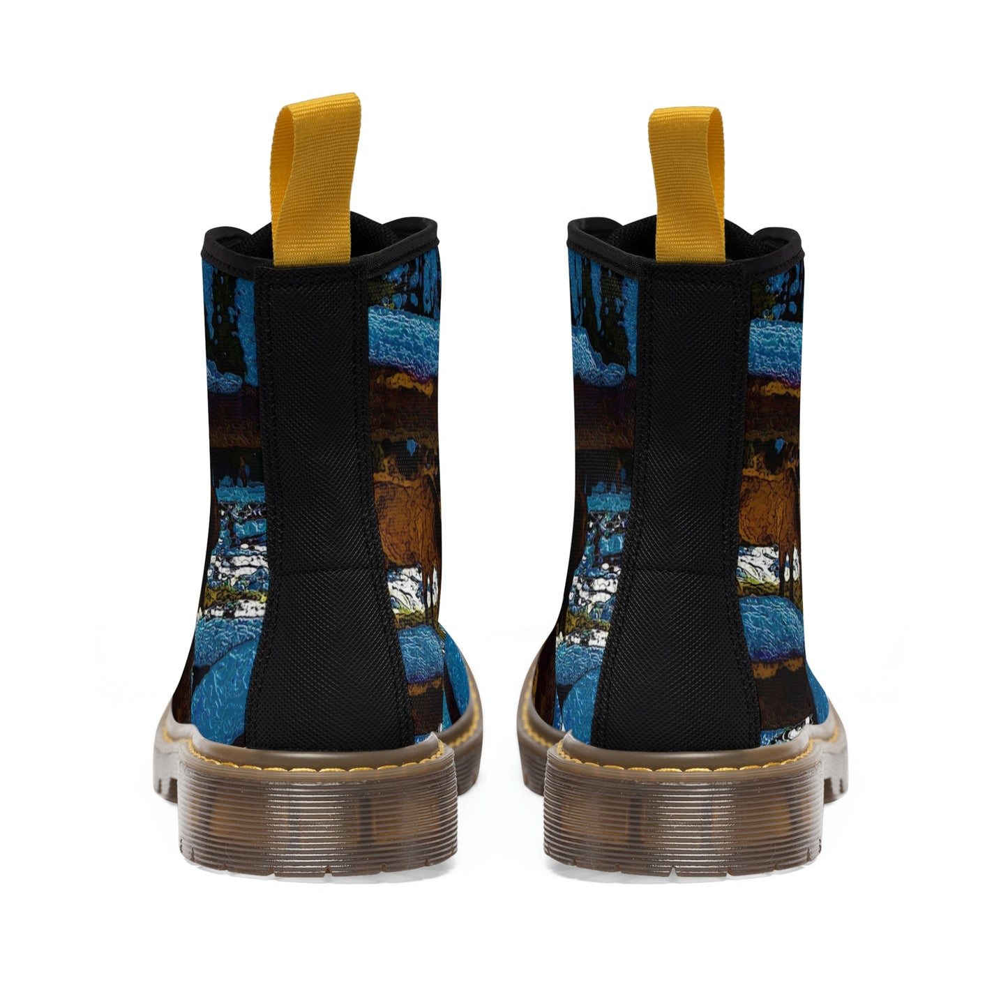 Women's Canvas Boots ...  A Horse ... A Saddle ...  Foraging Through The Snow ...  An_Asses 'Cry' ... Central Idaho, November 2022 ...  Original Works ..