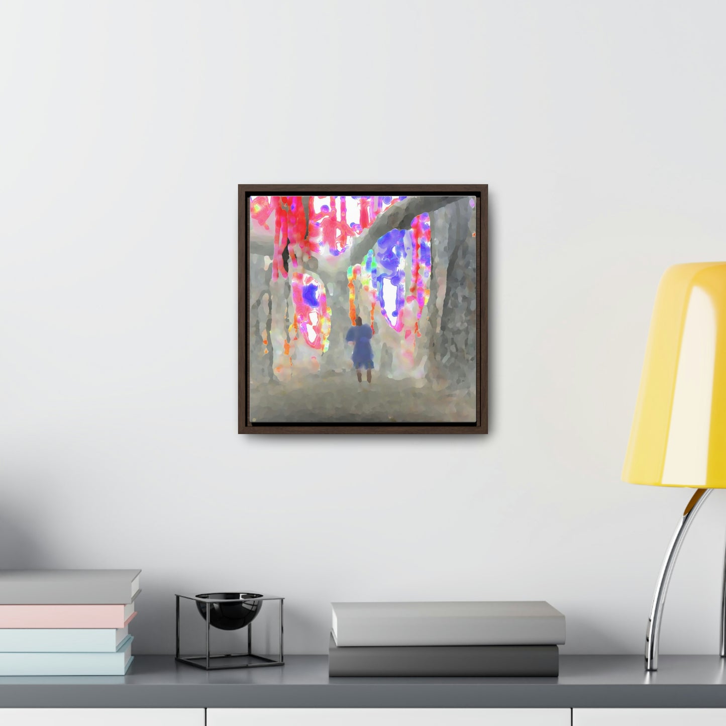 Gallery Canvas Wraps, Square Frame ... 'More' ... Jesuit Philosophy ... "In The Polynesian Banyans ..."