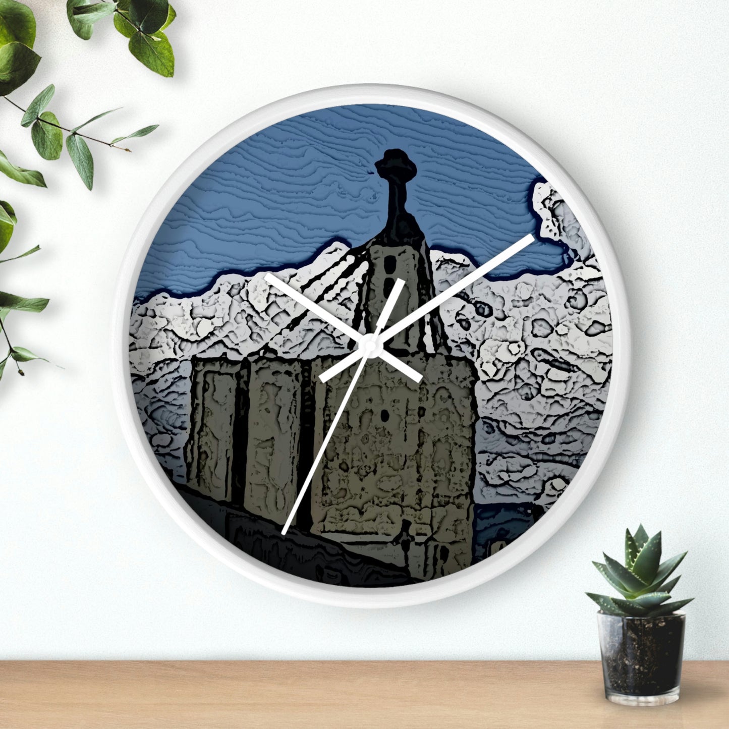 Wall clock ... "ICP: Idaho County Propane ... 'Production Facilities Grangeville, Idaho' ... "  Original Works: Rendering Time: 10 Hours ...