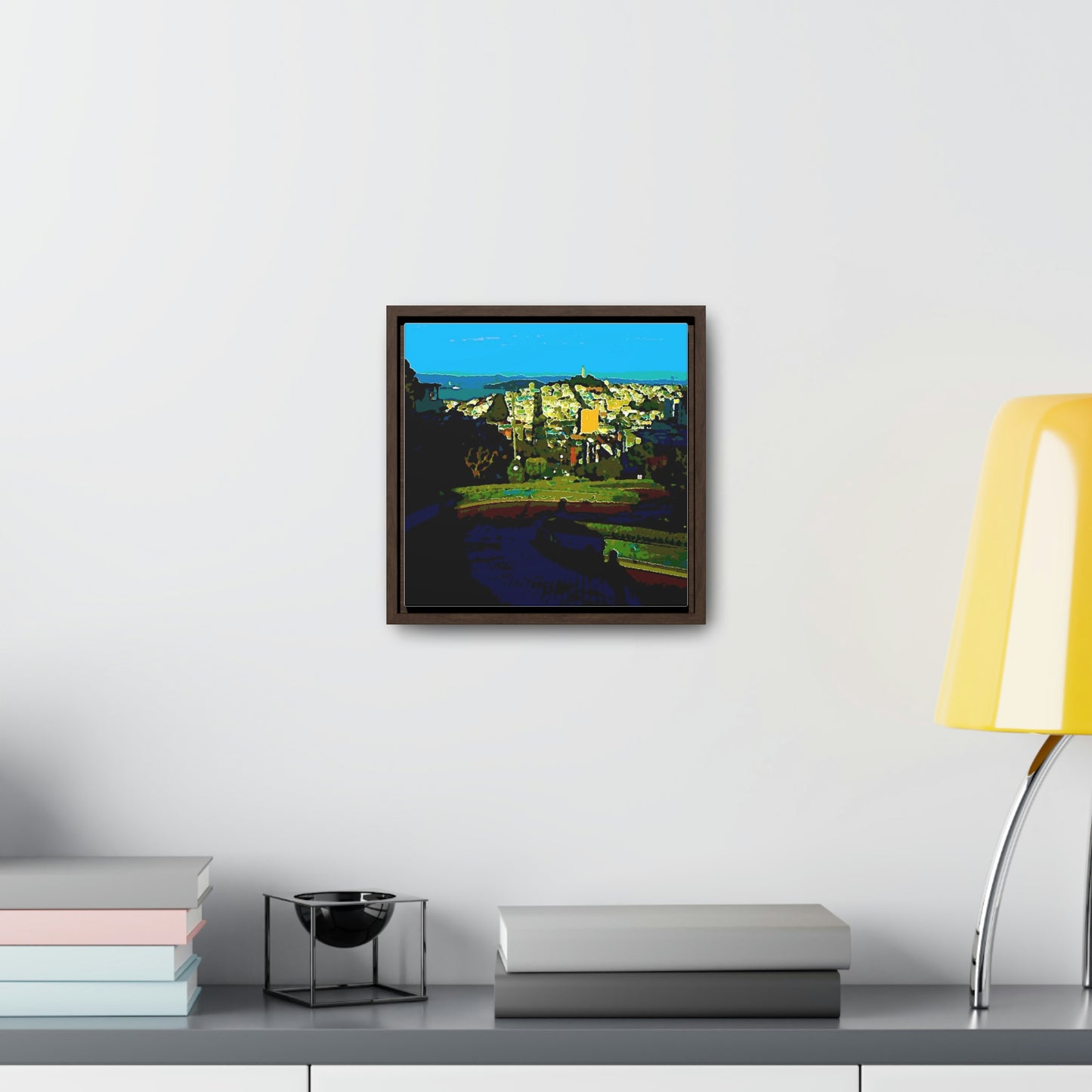 Gallery Canvas Wraps, Square Frame ...  "Lombard Street San Francisco, CA, USA" ... Family Archives 1970's ... Original Works ...