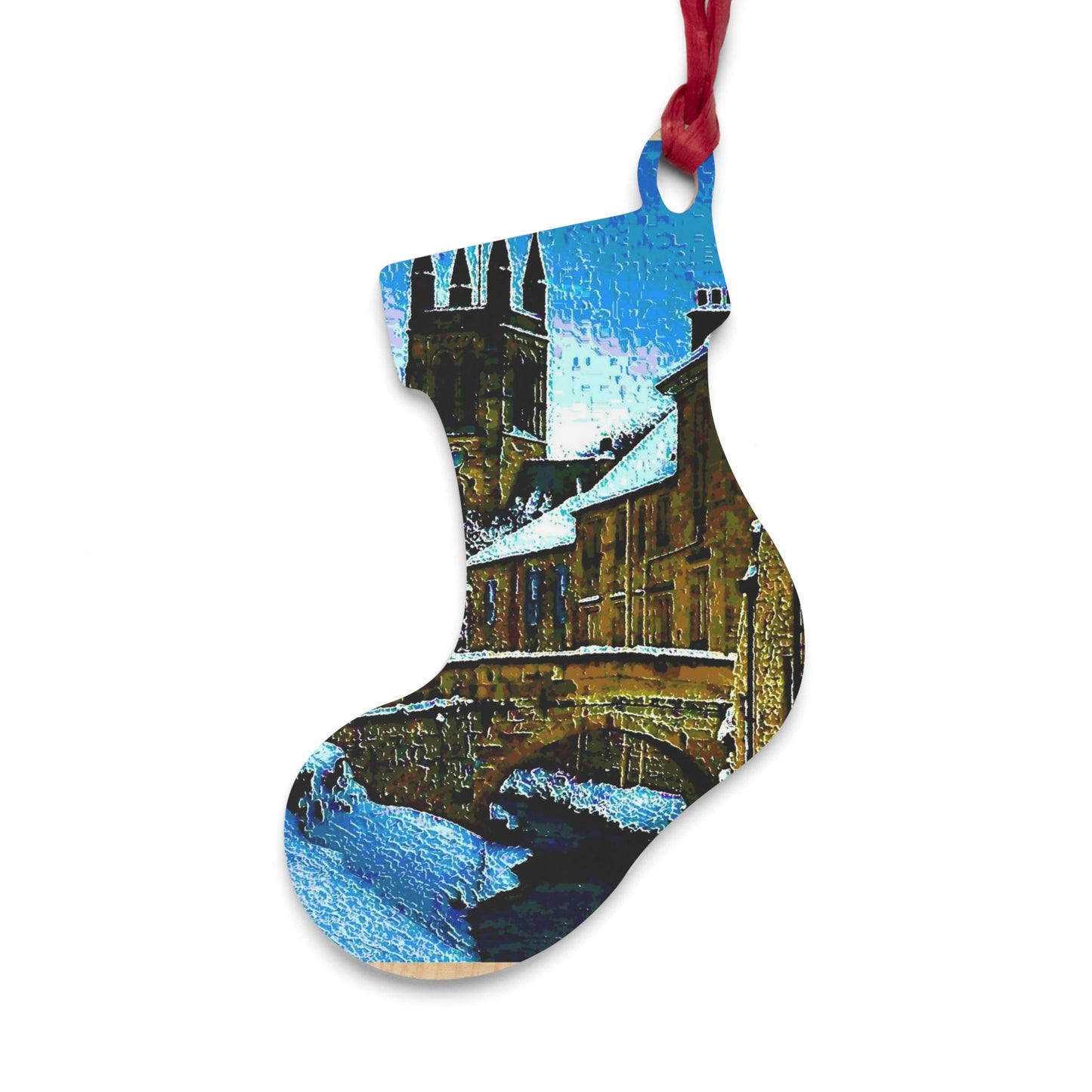 Wooden Ornaments ... Walikng The Streets & Alleys ... 'Strolling The Canals ... '  ... Original Works  ...