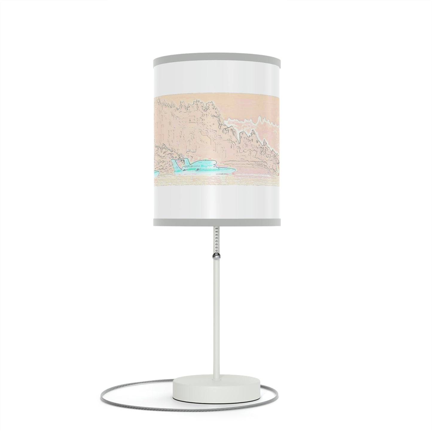 Lamp on a Stand, US|CA plug ... Seattle Columbia Cup On Lake Washington ... "Dave Wilcox Heads For The Win" ... Associate Gift-Photo ... Original Works ...