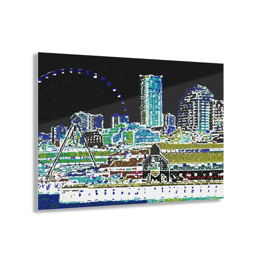 Acrylic Prints ... That Classic Wheel ... 'Seattle's Wheel' ... & An Old Classic Waterside Vendors ...  'Family Archives' ... Original Works ...