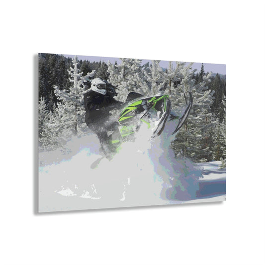 Acrylic Prints ... "No Time 'Like-Air-Time' ..." ... A True Master At His Craft ... December 2022, Rhett Creek, Idaho ... Original Works ...