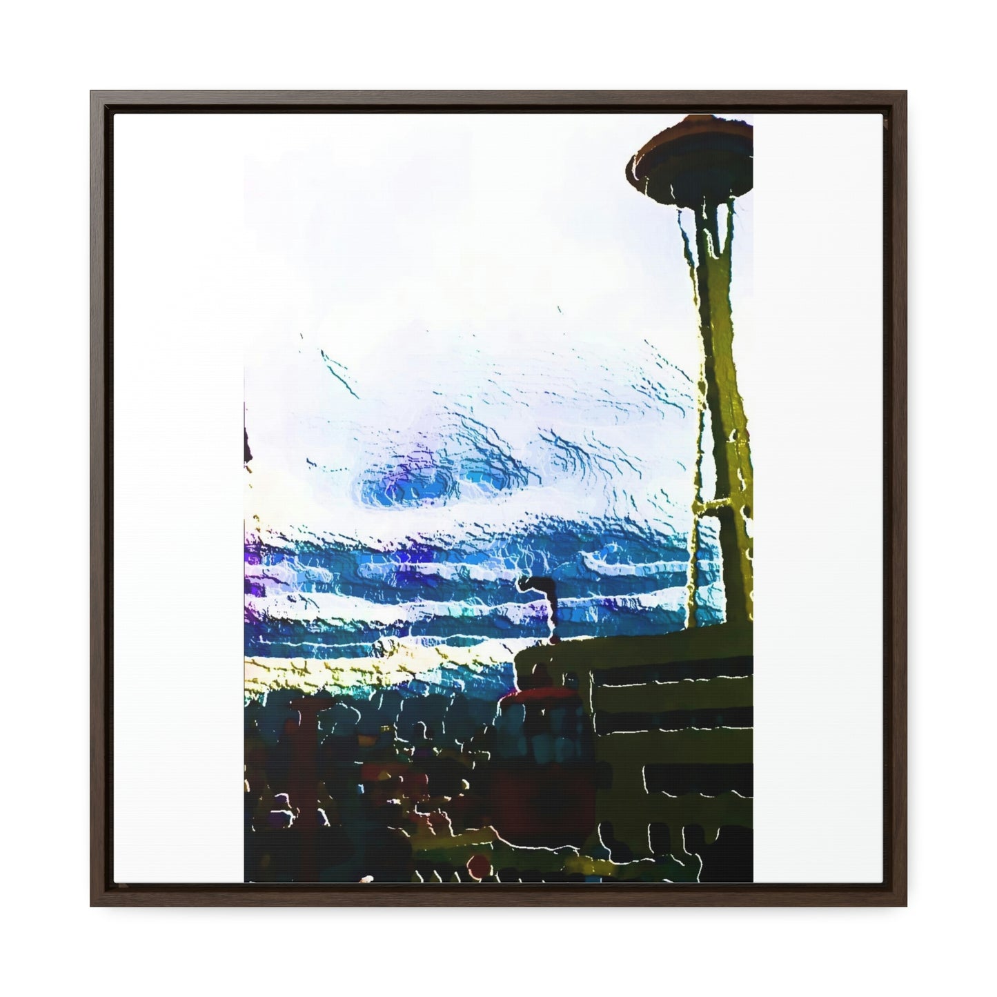Gallery Canvas Wraps, Square Frame ... Air Tram-Way Gondola & Seattle Space Needle: Seattle World's Fair: 1962 ... Original Works ...