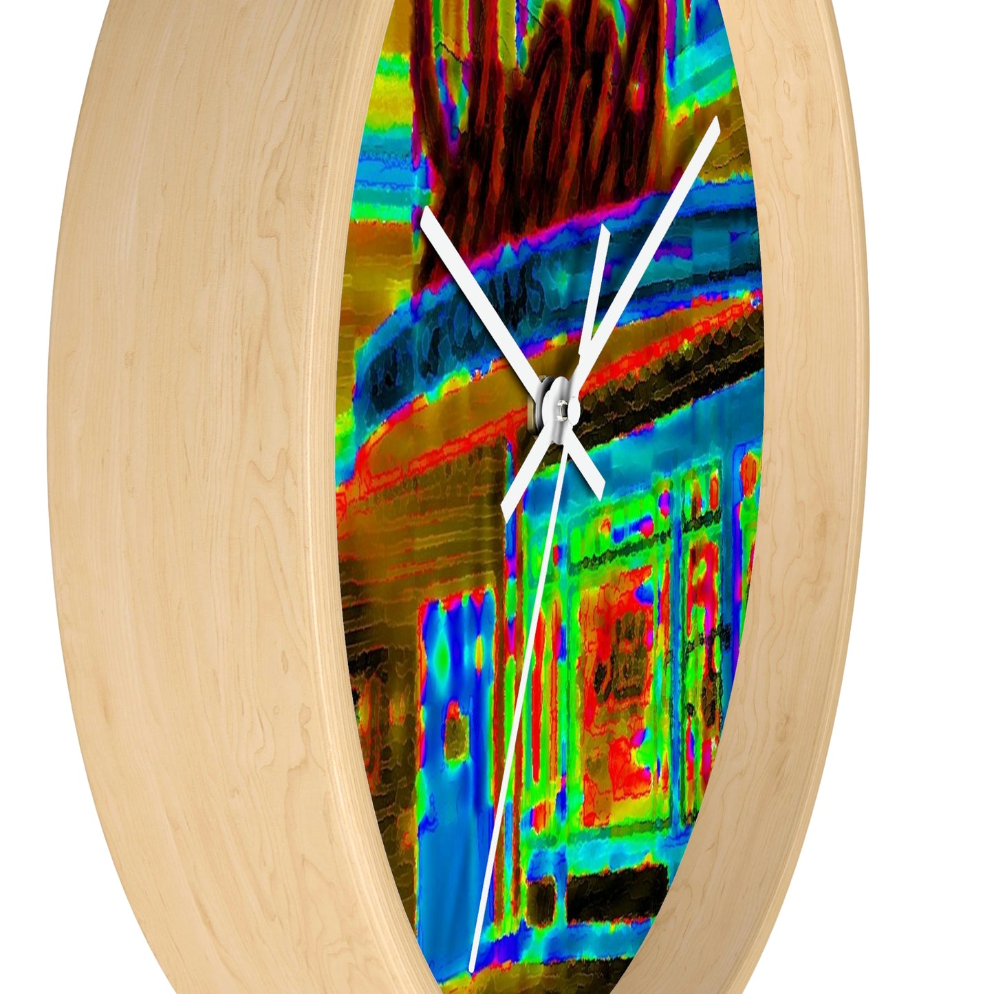 Wall clock ...  In-A-Hurry & Stressed? ... Remember: Keep "Clam" ... Clam_Happy ...  'Ivars: Seattle Waterfront' ... Personal Archives ... Original Works ...