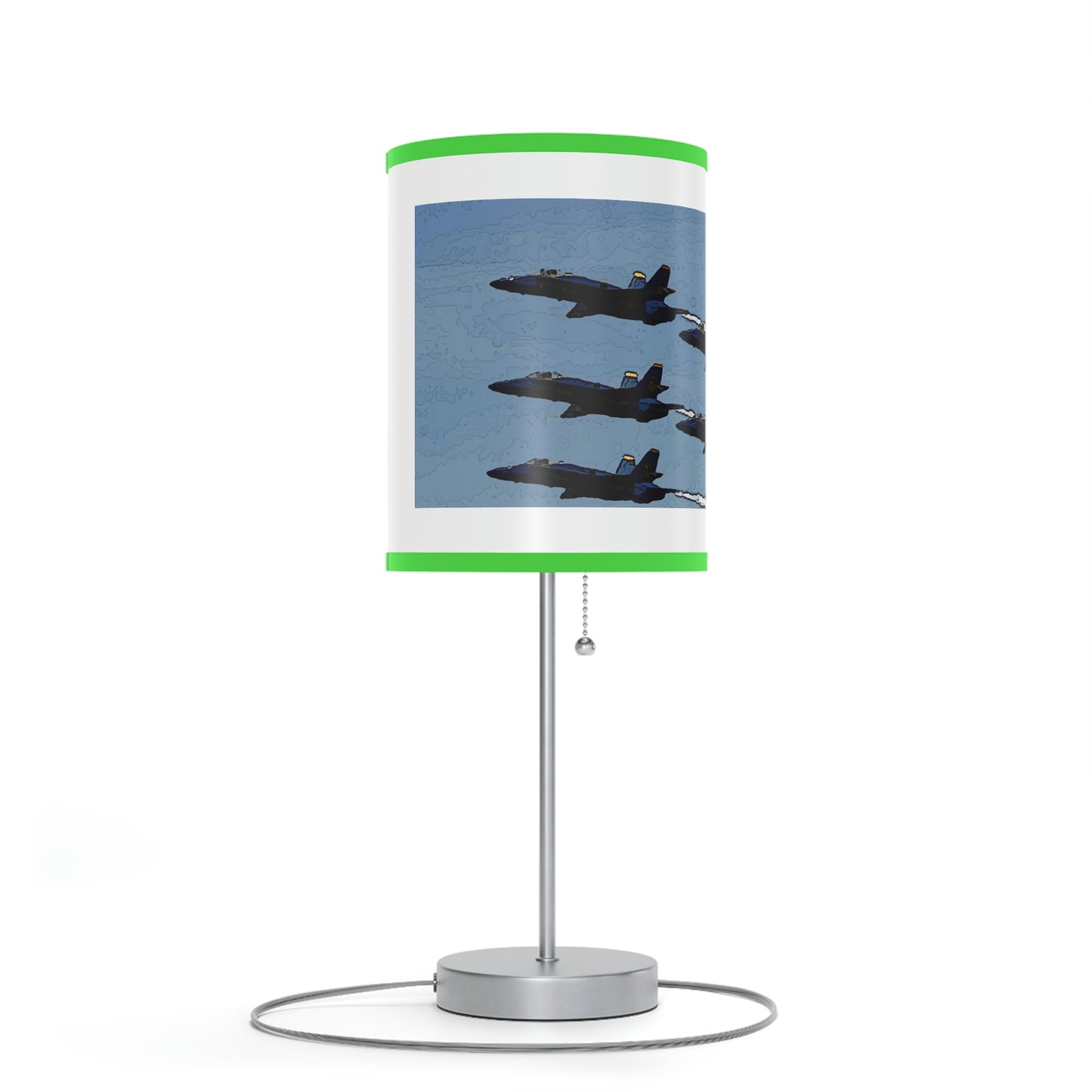 Lamp on a Stand, US|CA plug ... Seattle Seafair ..."Blue Angels Run Over Lake Washington" ... Circa Mid 1980's ... Dr FJ Holt ... Original Works ...