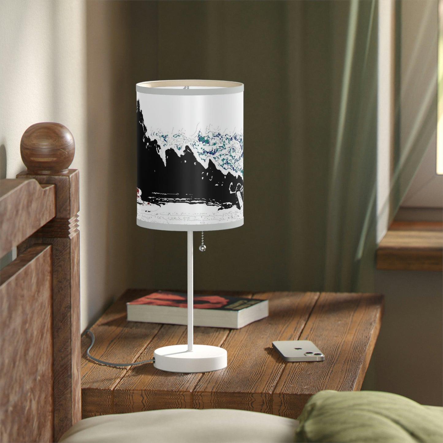 Lamp on a Stand, US|CA plug ... Seattle Columbia Cup On Lake Washington ... "Dave Wilcox Heads For The Win" ... Associate Gift-Photo ... Original Works ...