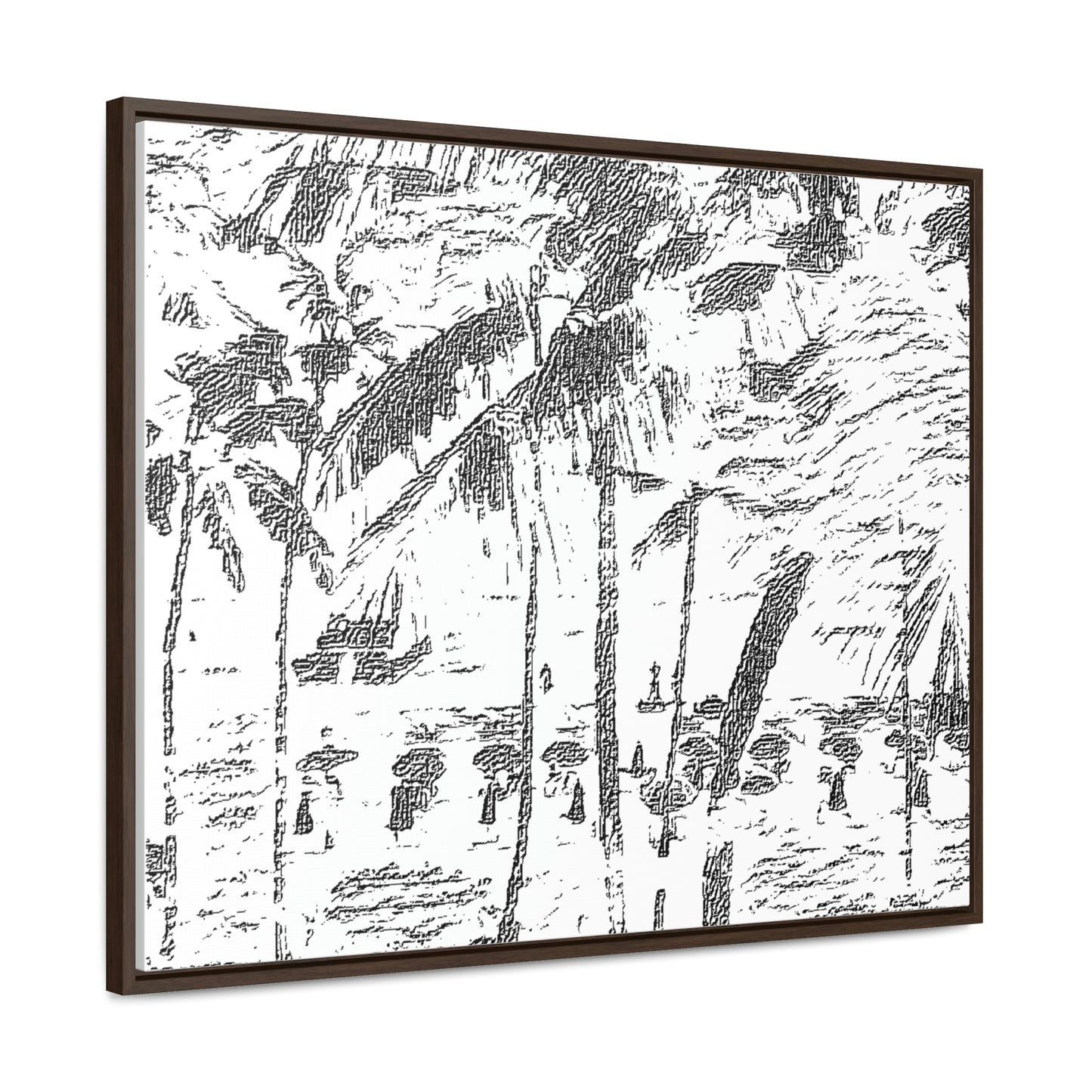 Gallery Canvas Wraps, Horizontal Frame ... "The Royal Hawai'ian: Waikiki Beach_Beach" ... Honolulu, HI ... Ocotber 2014 (Halloween) ... Original Works ...