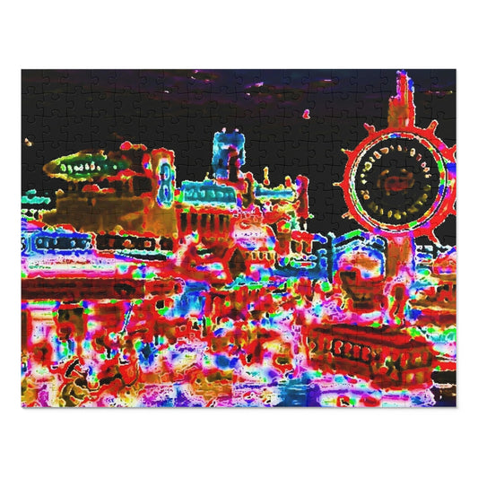 Jigsaw Puzzle (30, 110, 252, 500,1000-Piece) ... "No.9 Fishermen's Grotto - Fishermen's Wharf, SF, California" ... Family Archives: 1970's ... Original Works ...