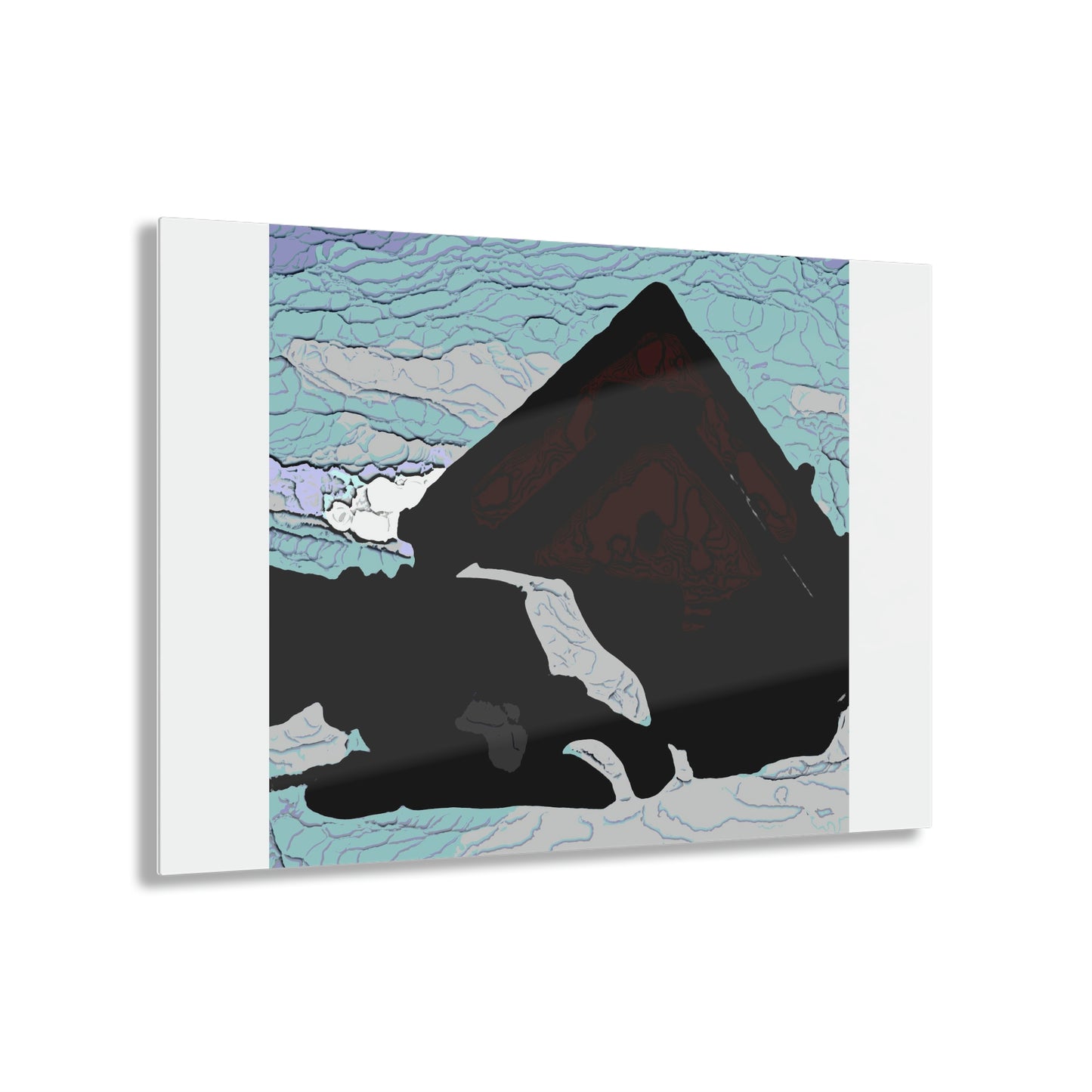 Acrylic Prints ... After An Intense Snow Storm ... 'Digging Out' ... A Vehicle & Cabin "In The Mountains" ... March 2023 ... Original Works ...