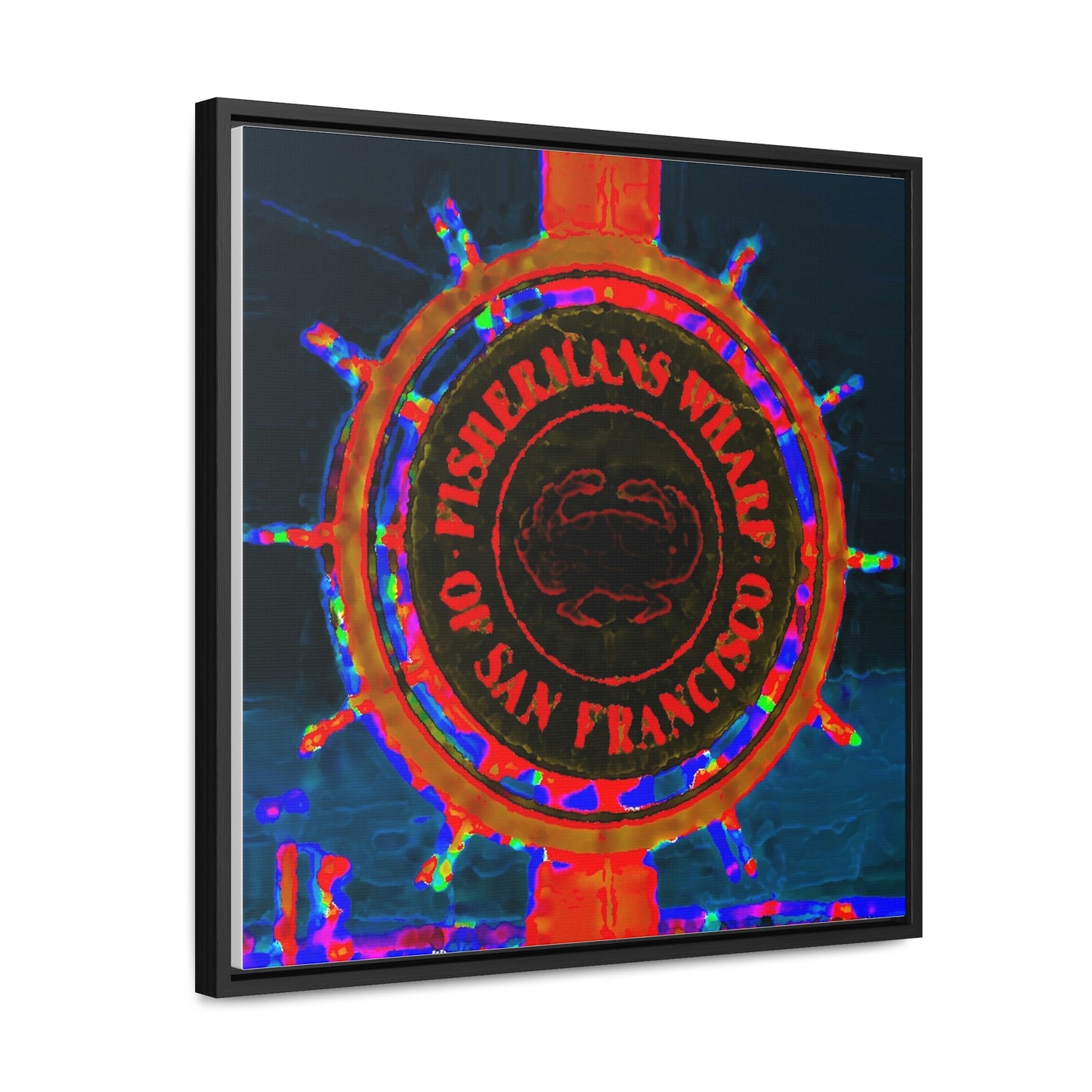 Gallery Canvas Wraps, Square Frame ... "No.9 Fishermen's Grotto - Fishermen's Wharf, SF, California" ... Family Archives: 1970's ... Original Works ...