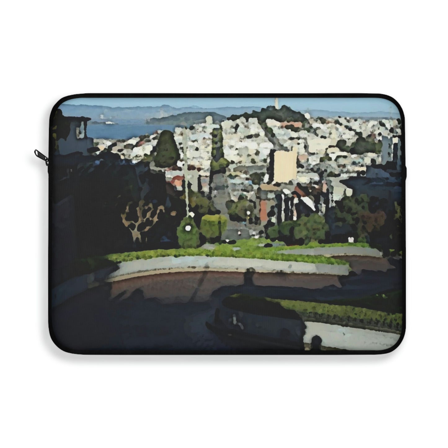 Laptop Sleeve ... "Lombard Street San Francisco, CA, USA" ... Family Archives 1970's ... Original Works ...