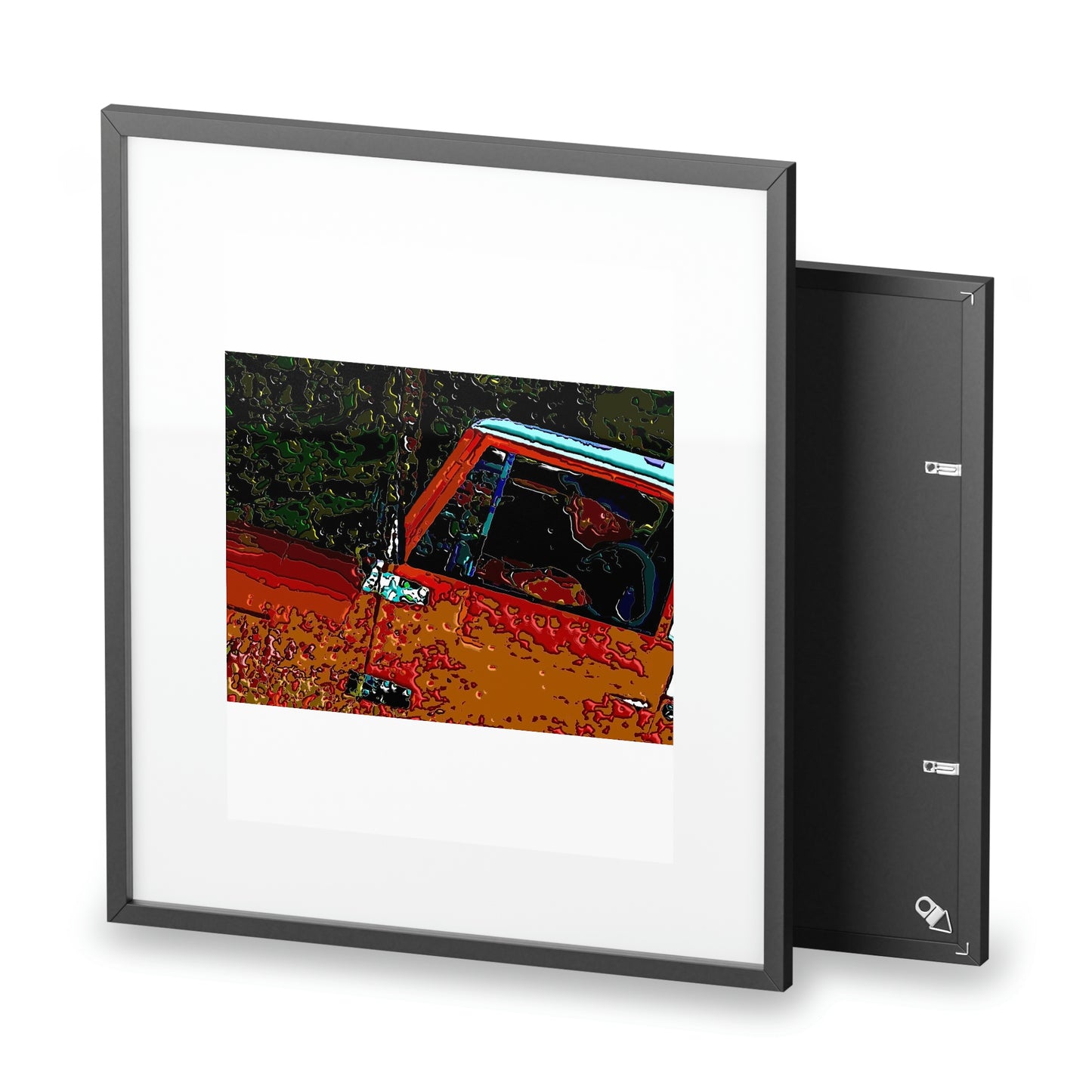 Framed Posters, Matte ... How-To-Drive-Idaho's-Mountain_Roads ... "Like A Professional" ... "Truckin' Like The Doo-Dah-Man" ...