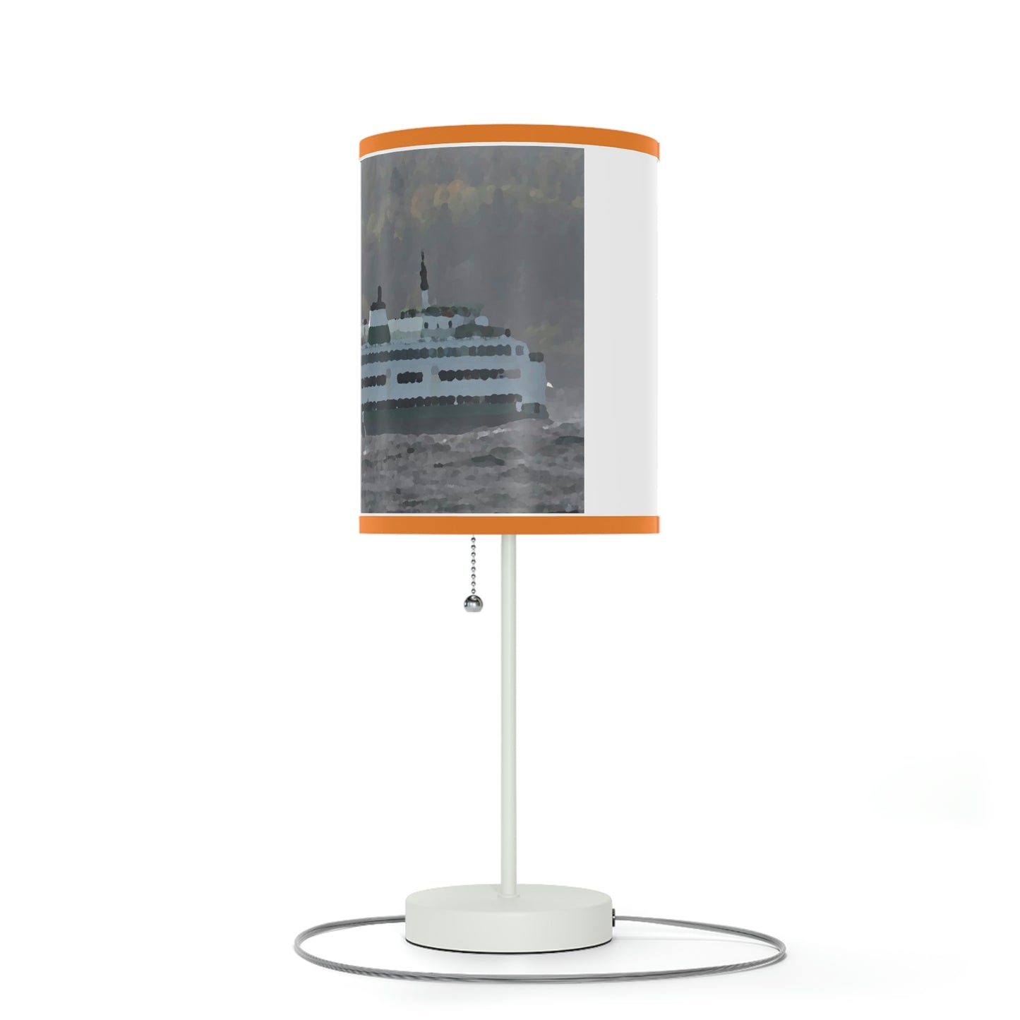 Lamp on a Stand, US|CA plug ... WADOT Ferry Crossing ... "A Very Rough Day" ... Mulkiteo Route ... Family Archives ... Early 1990's' ... Original Works ...