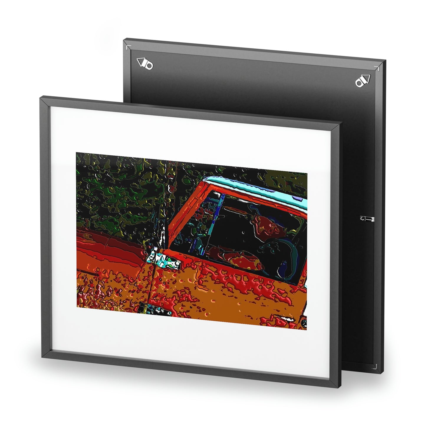 Framed Posters, Matte ... How-To-Drive-Idaho's-Mountain_Roads ... "Like A Professional" ... "Truckin' Like The Doo-Dah-Man" ...