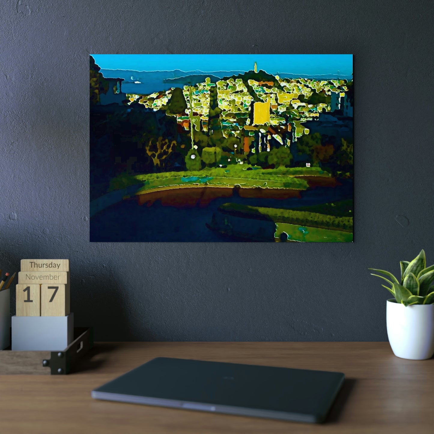 Aluminum Composite Panels ... "A Very Curvy Road With Outstanding Views" ... 'Keep You Eyes On The Road!' ... Lombard St, SF, California_2 ... Family Archives (Father) ... Original Works ...