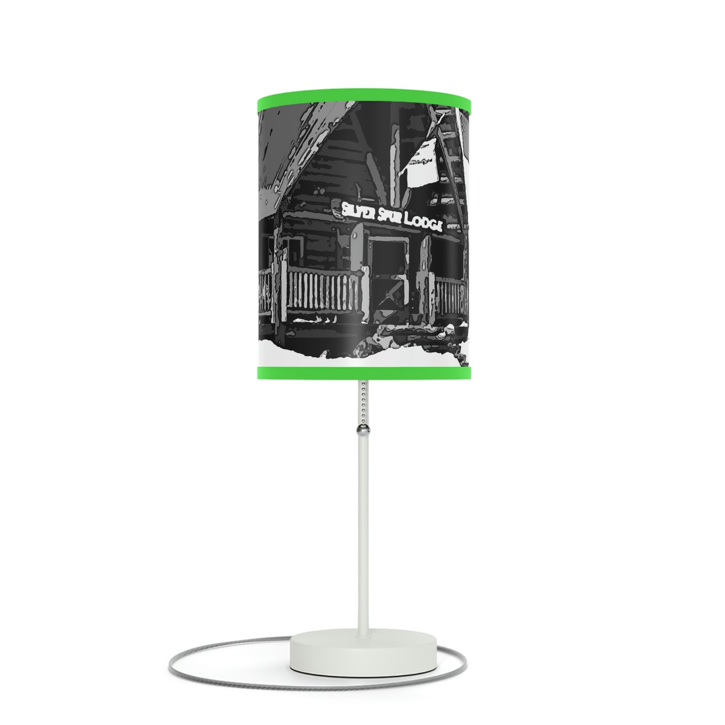 Lamp on a Stand, US|CA plug ... A Beautiful Lodge & Back-Country Outfitter In A Mountain Town ... 'Dixie, Idaho, November 2022' ... Original Works ...