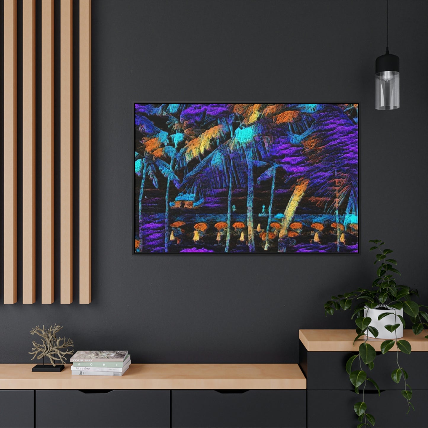 Gallery Canvas Wraps, Horizontal Frame ... "The Royal Hawai'ian: Waikiki Beach_Beach" ... Honolulu, HI ... Ocotber 2014 (Halloween) ... Original Works ...