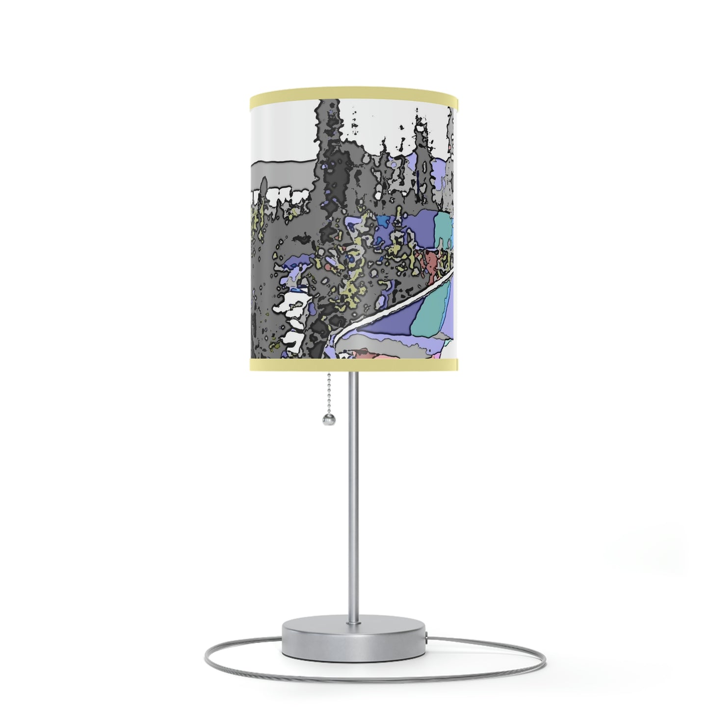 Lamp on a Stand, US|CA plug "A Very Remote Mountain Neighborhood" ... Only Cabins In This Environment ... Cenrtal Idaho ...