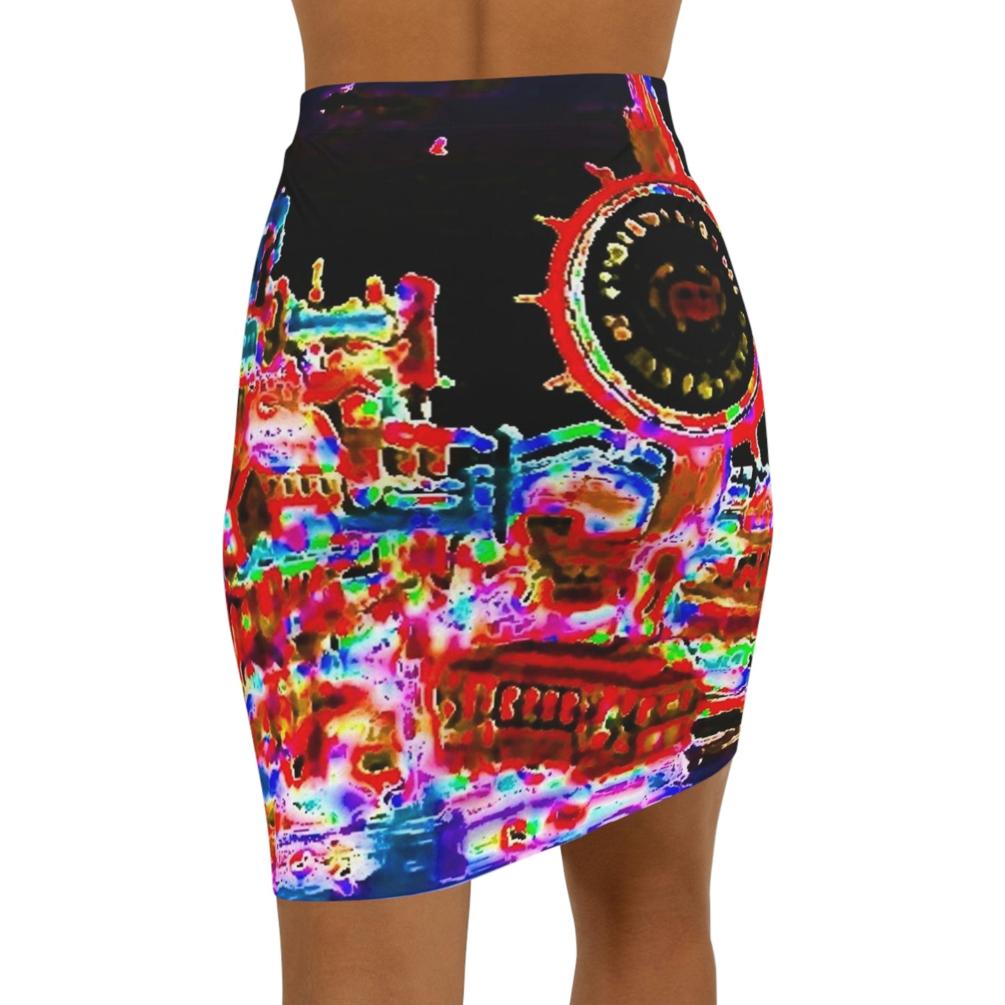 Women's Mini Skirt ... "No.9 Fishermen's Grotto - Fishermen's Wharf, SF, California" ... Family Archives: 1970's ... Original Works ...