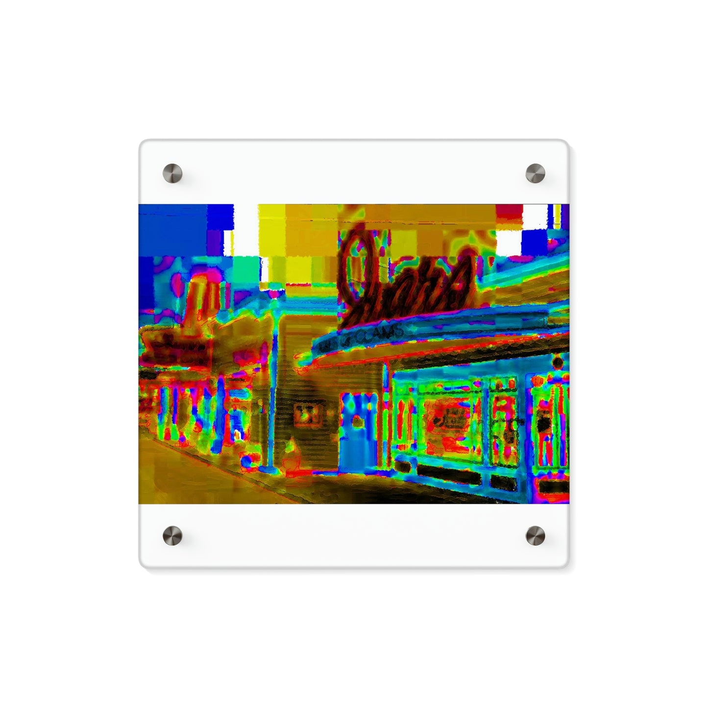 Acrylic Wall Art Panels ...  In-A-Hurry & Stressed? ... Remember: Keep "Clam" ... Clam_Happy ...  'Ivars: Seattle Waterfront' ... Personal Archives ... Original Works ...