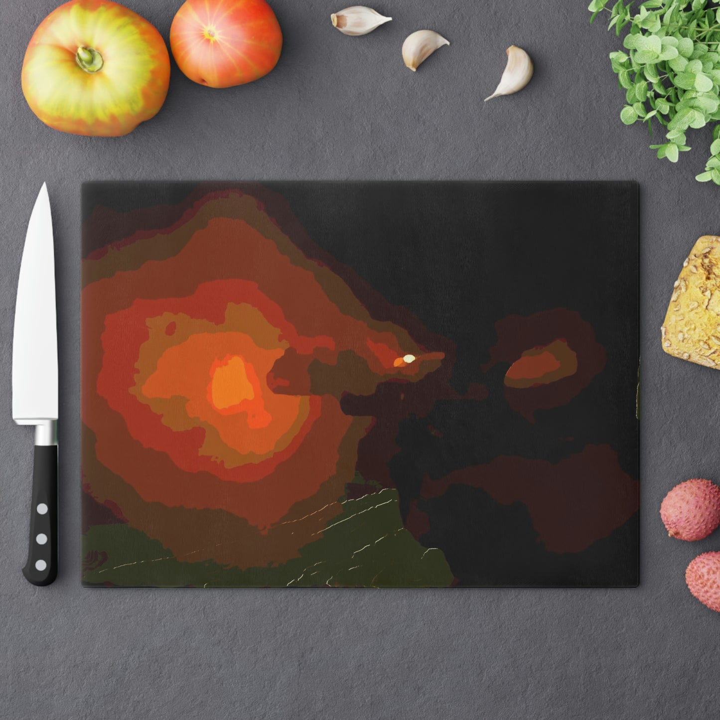 Cutting Board ... Ruger .357 Magnum Early-Morning-Target-Practice ... 'Circa April 2022' ... Original Works ...