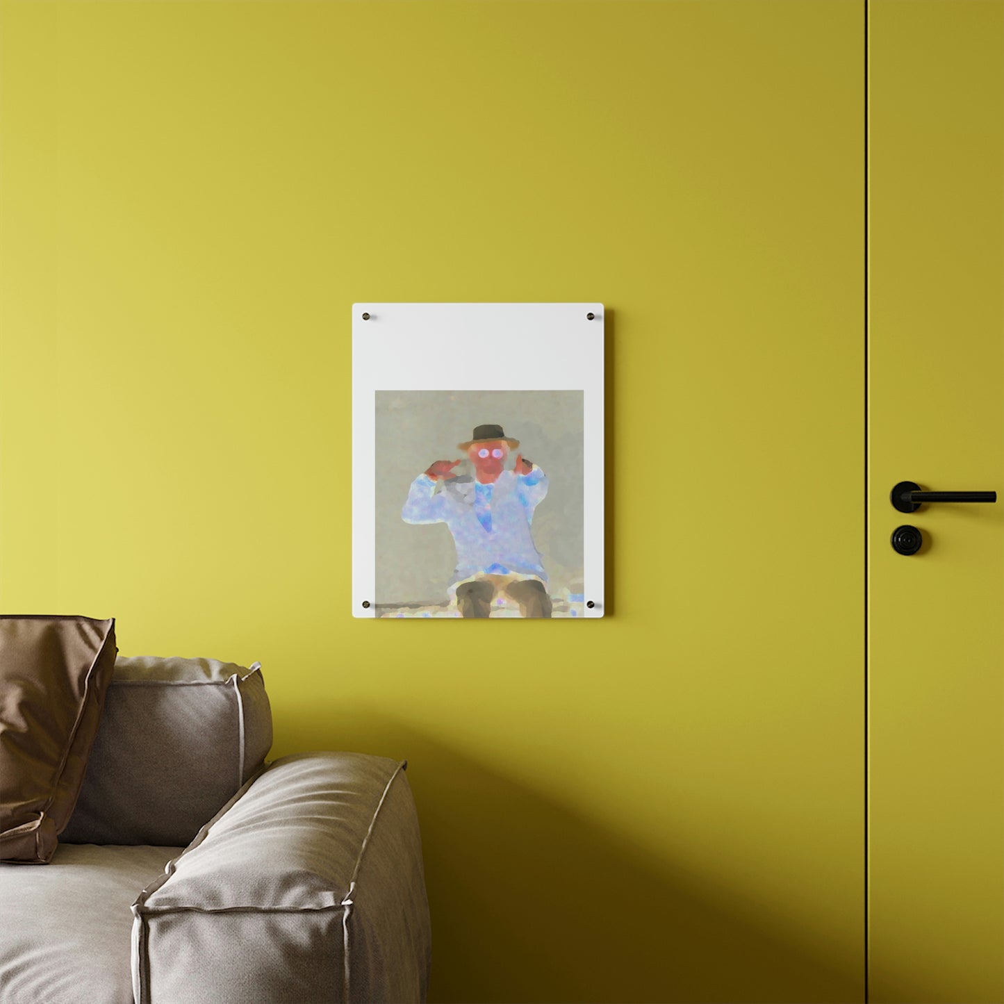 Acrylic Wall Art Panels ... "Here's To You Friends & Associates" ... Geting-Er-Done ... Idaho / Washington Border (Lewiston, ID - Clarkston, WA) ... Original Works: Rendering Time: 8 Hours ...