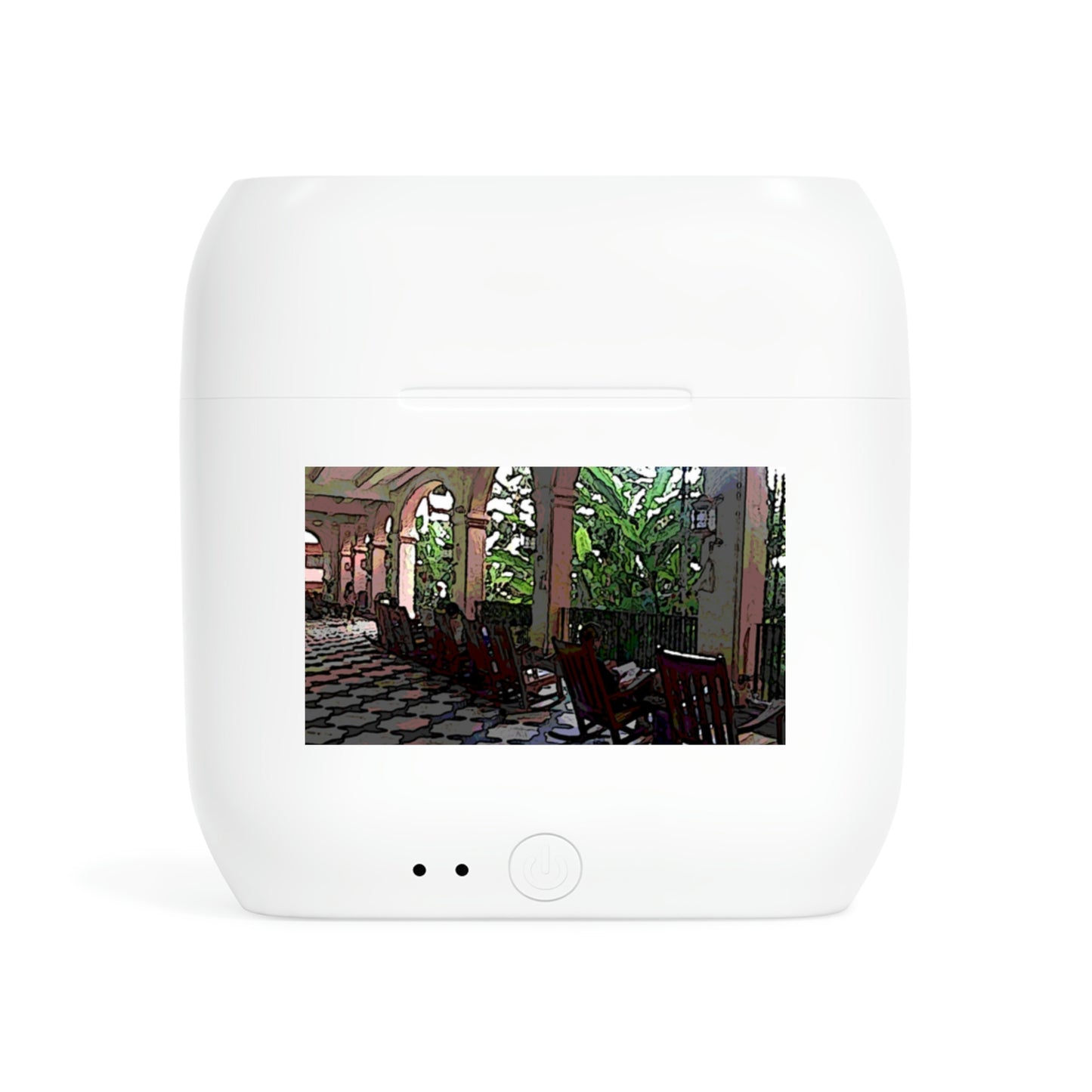 Essos Wireless Earbuds ...  Lanai & Rocking Chairs At: 'The Pink Palace' ... The Royal Hawai'ian ... Honolulu, HI ... '27Oct2014' ... Original Works ...