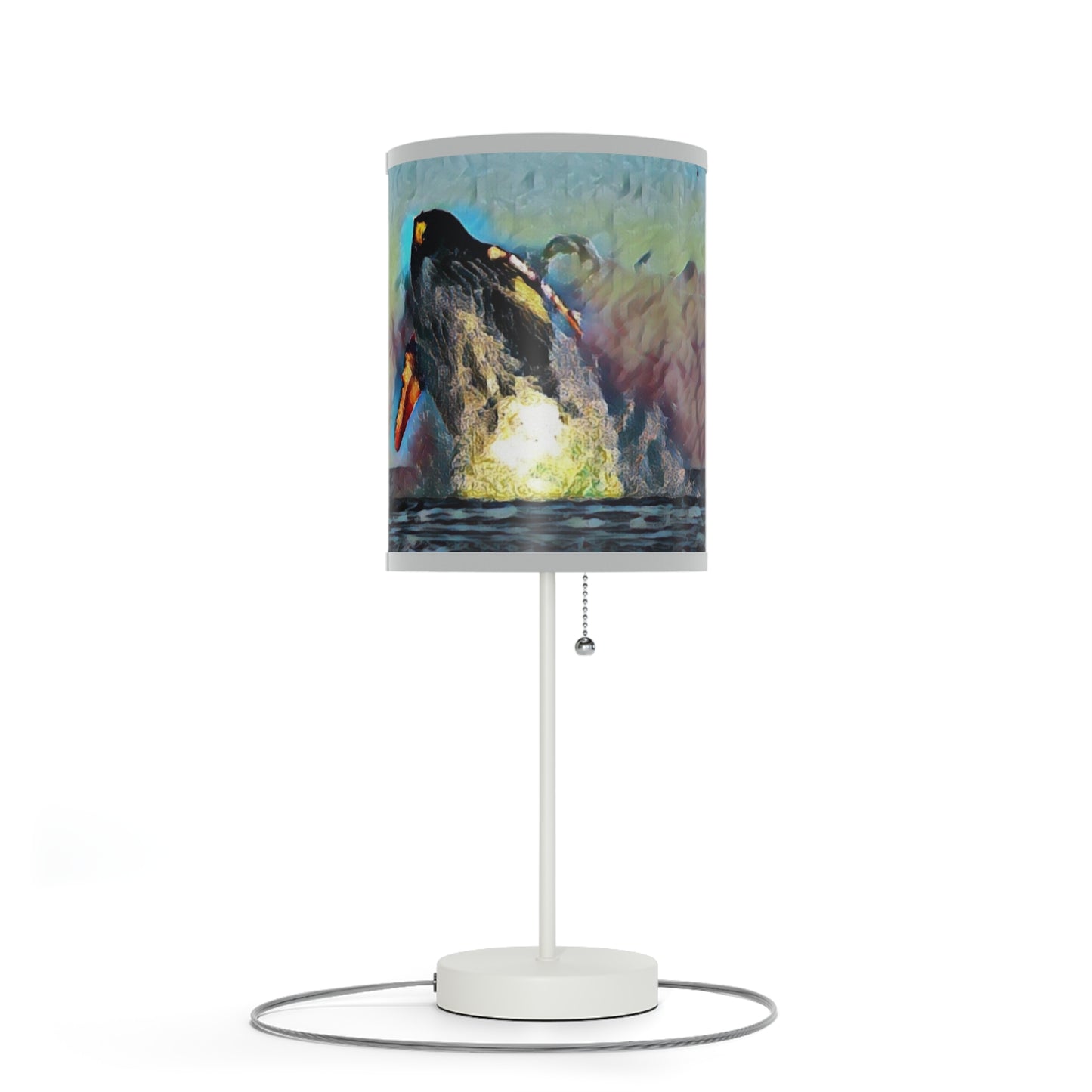 Lamp on a Stand, US|CA plug ... An Extraordinary Humpback Breach ... 'With Explosive Energy' ... Family Archives (KPH) ... Circa: 21st Century. Maui, HI ... Original Works ...
