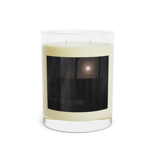 Scented Candle - Full Glass, 11oz ... Car Approaches From The Stern ... Moon Ascendary From The Bow ... "Two Friendly Travellers On A Cold Night Near Elk City" ... C
