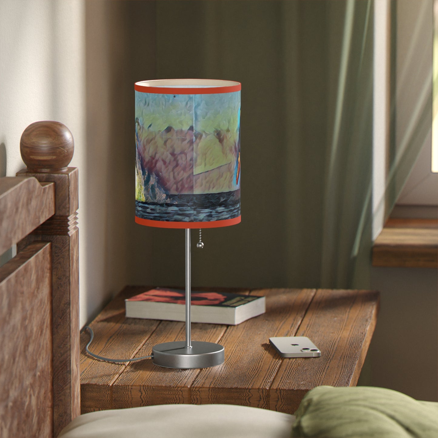 Lamp on a Stand, US|CA plug ... An Extraordinary Humpback Breach ... 'With Explosive Energy' ... Family Archives (KPH) ... Circa: 21st Century. Maui, HI ... Original Works ...
