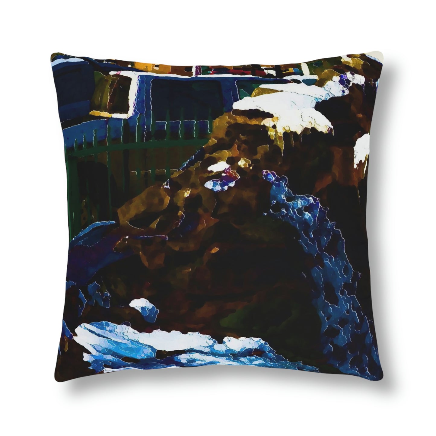 Waterproof Pillows ...  "Ice & Water Sculpted" ... Downtown Grangeville, Idaho ... Adjacent To Irwin Pharmacy ... 5Jan23 ... Original Works ...
