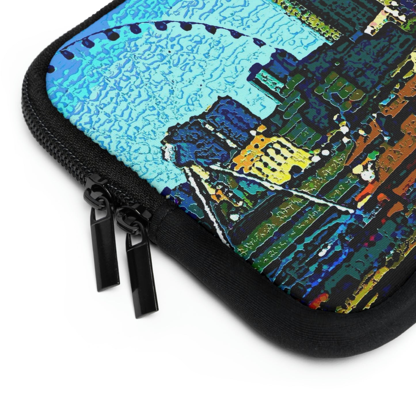 Laptop Sleeve ... That Classic Wheel ... 'Seattle's Wheel' ... & Old Classic Waterside Vendors ...  'Family Archives' ... Original Works ...