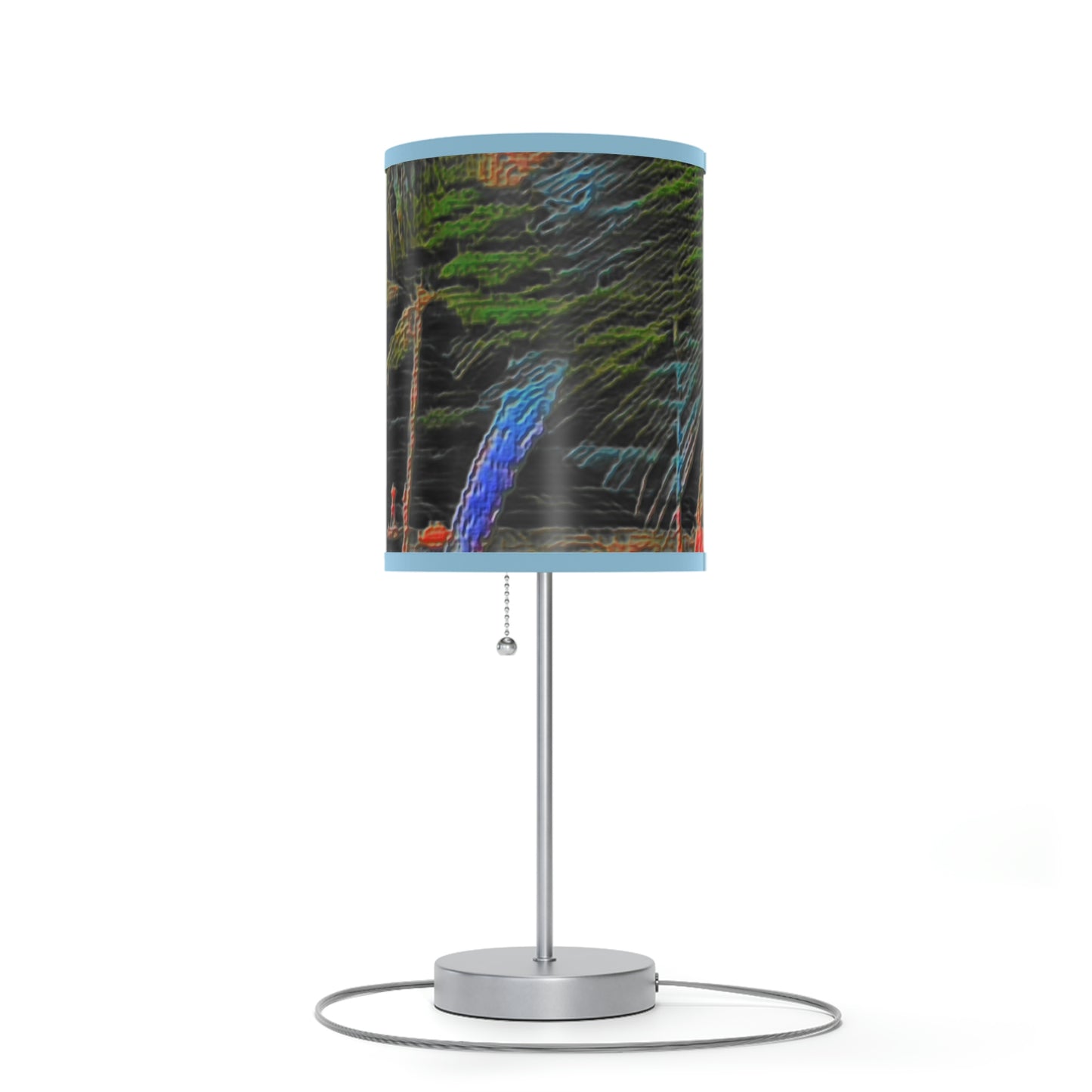 Lamp on a Stand, US|CA plug ... "The Royal Hawai'ian: Waikiki Beach_Beach" ... Honolulu, HI ... Ocotber 2014 (Halloween) ... Original Works ...