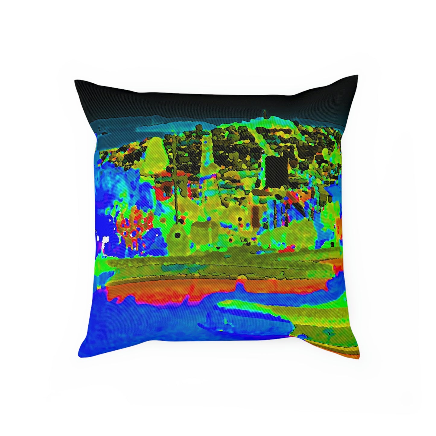 Cushion ..."Lombard Street San Francisco, CA, USA" ... Family Archives 1970's ... Original Works ...
